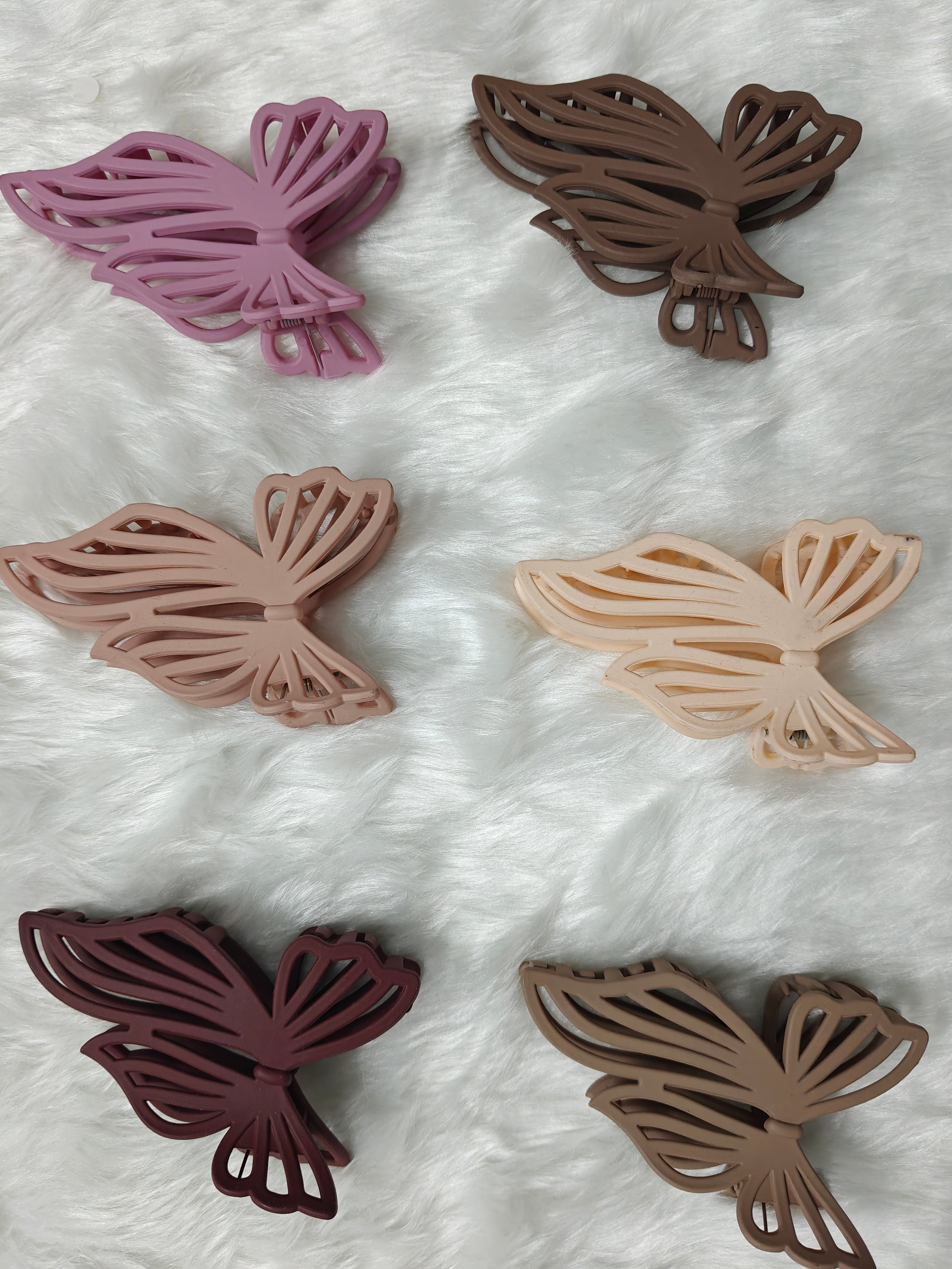 Big Bow Matte Butterfly Hair Clip