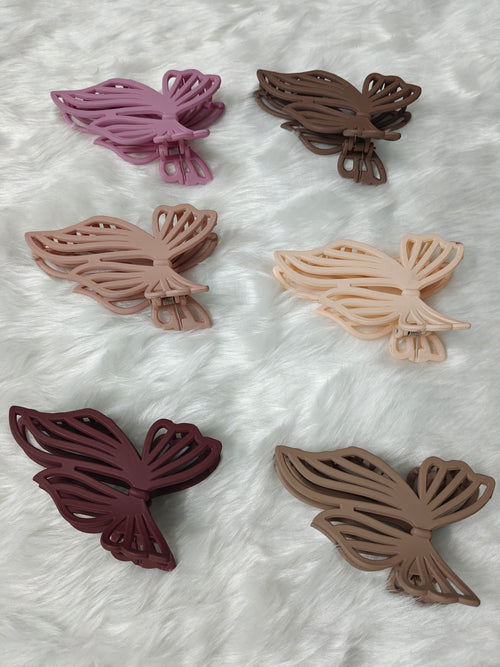 Big Bow Matte Butterfly Hair Clip