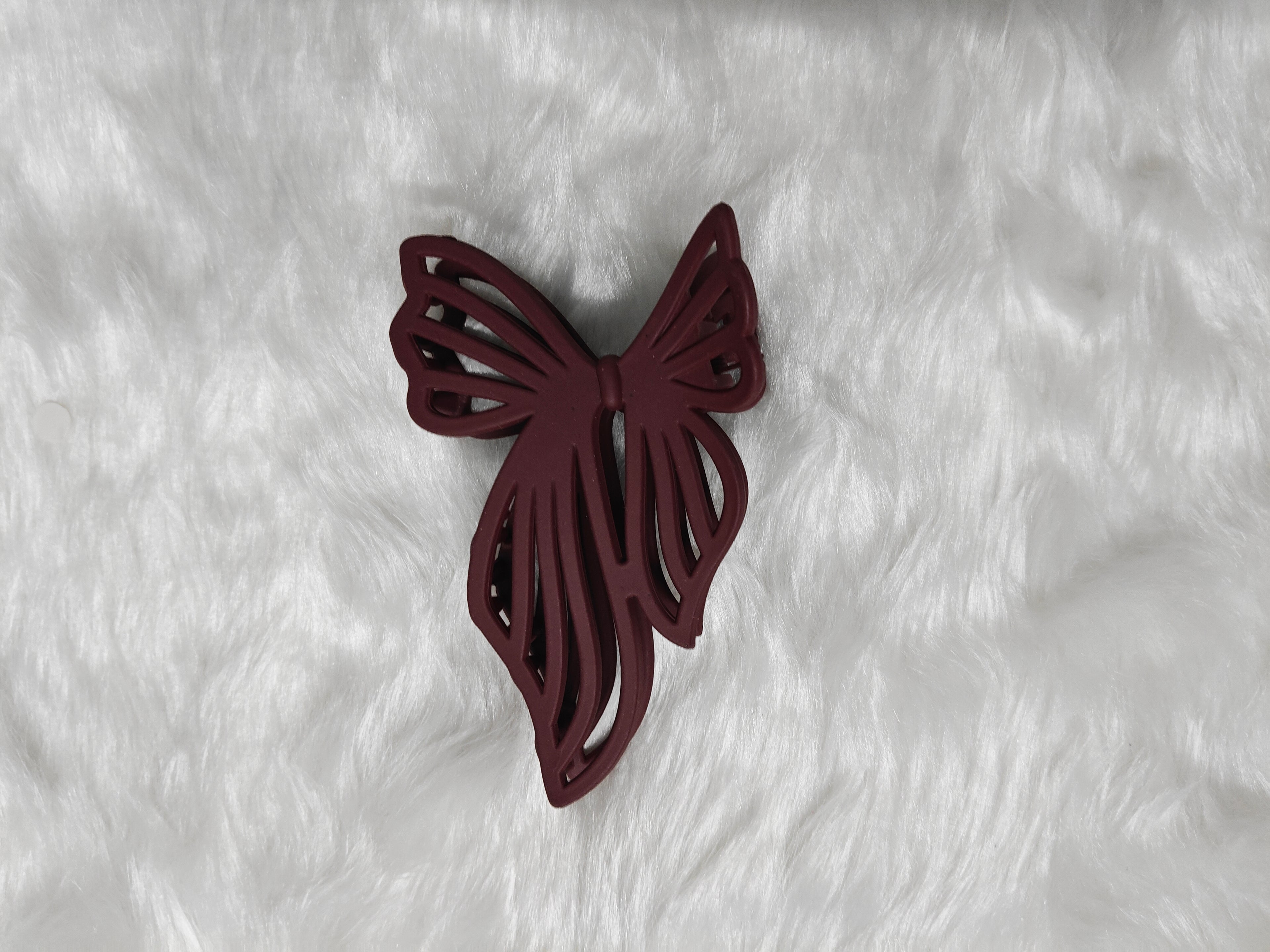 Big Bow Matte Butterfly Hair Clip
