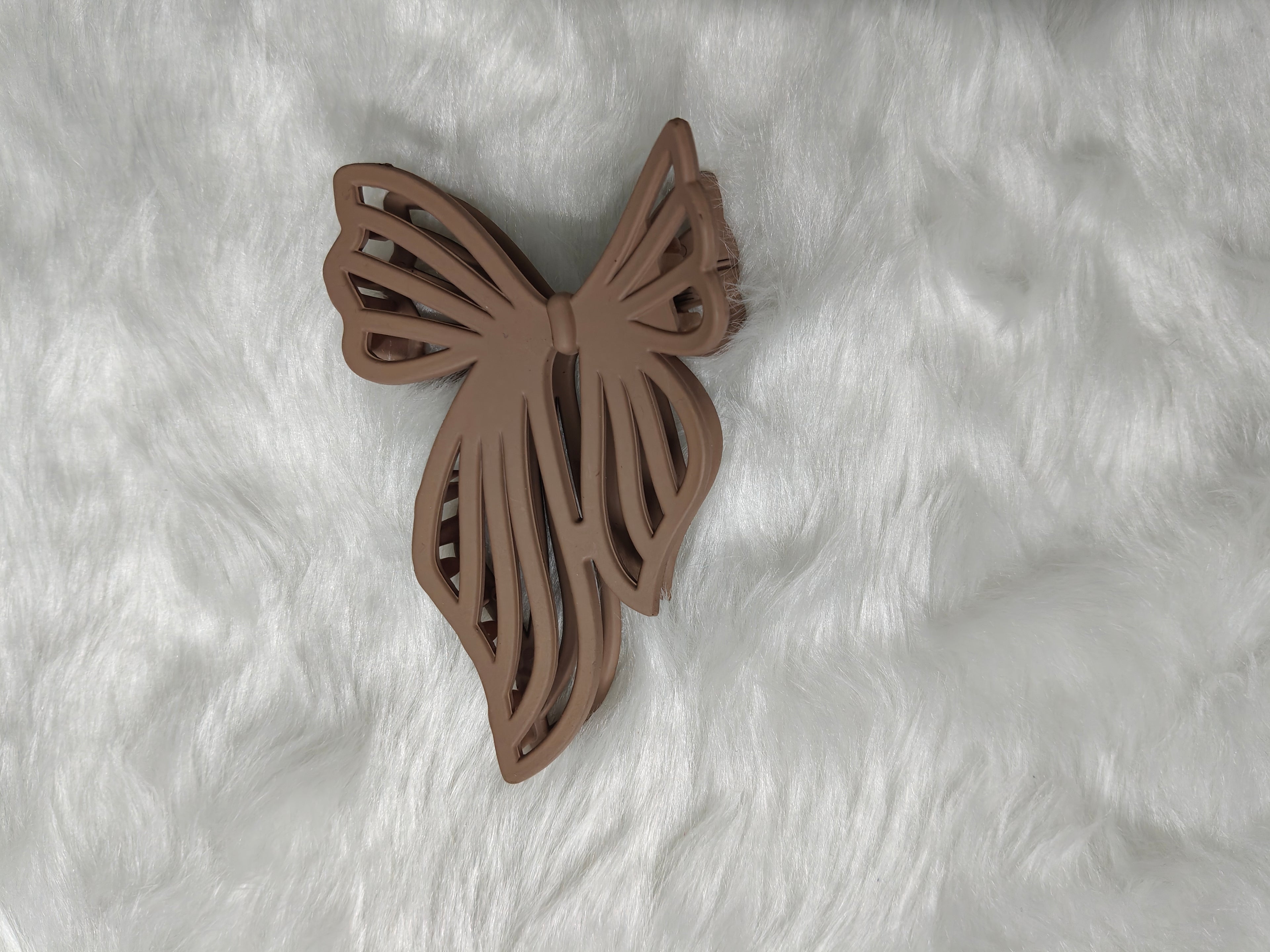 Big Bow Matte Butterfly Hair Clip
