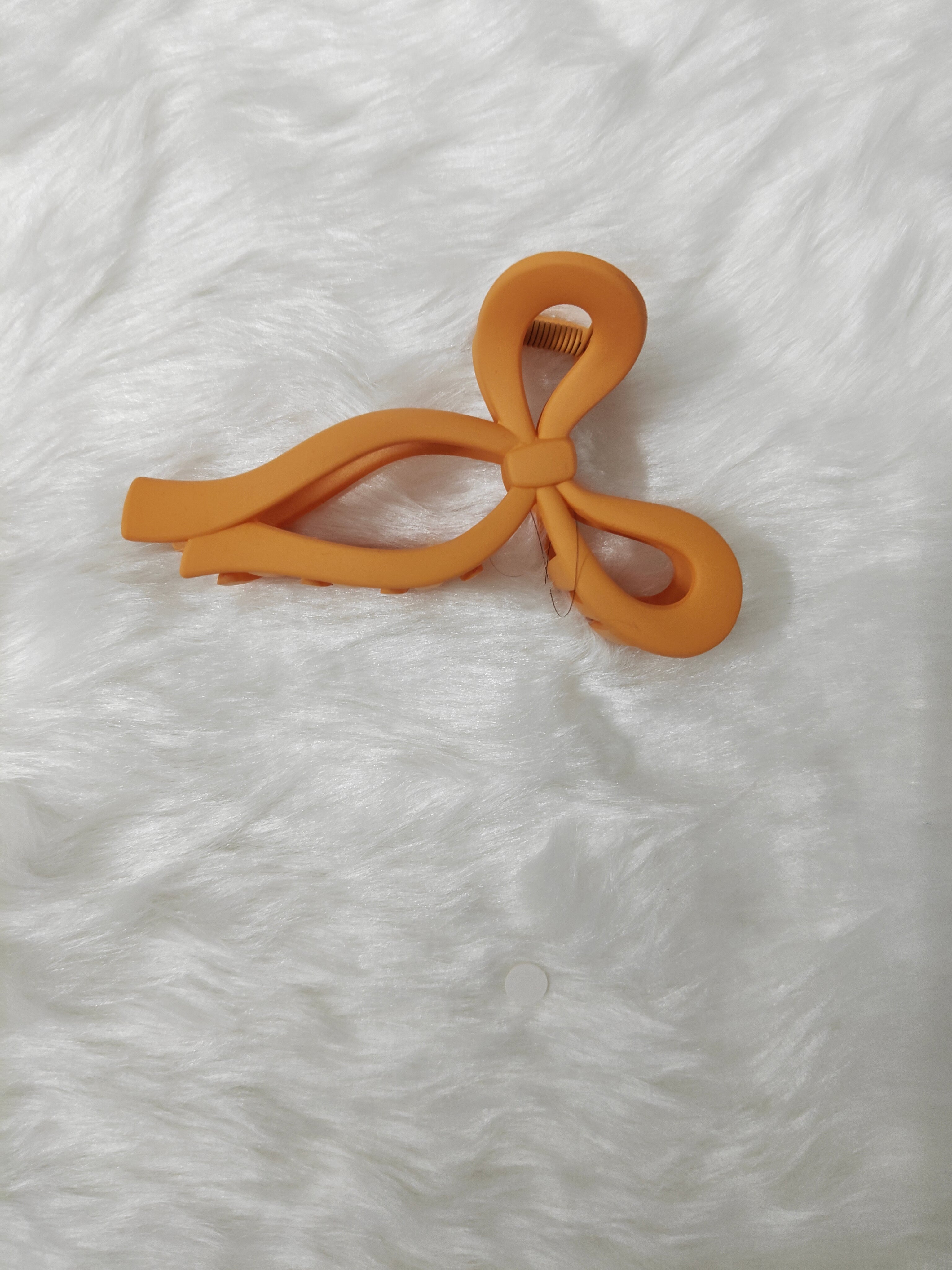 Big Ribbon Matte Hair clip