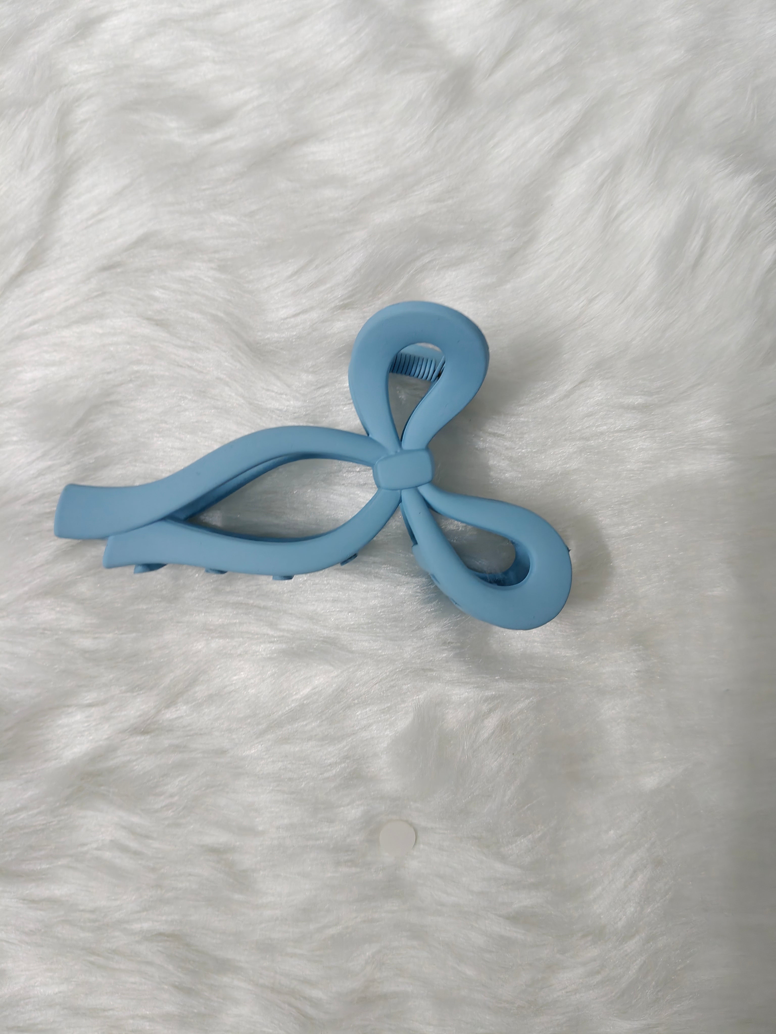 Big Ribbon Matte Hair clip