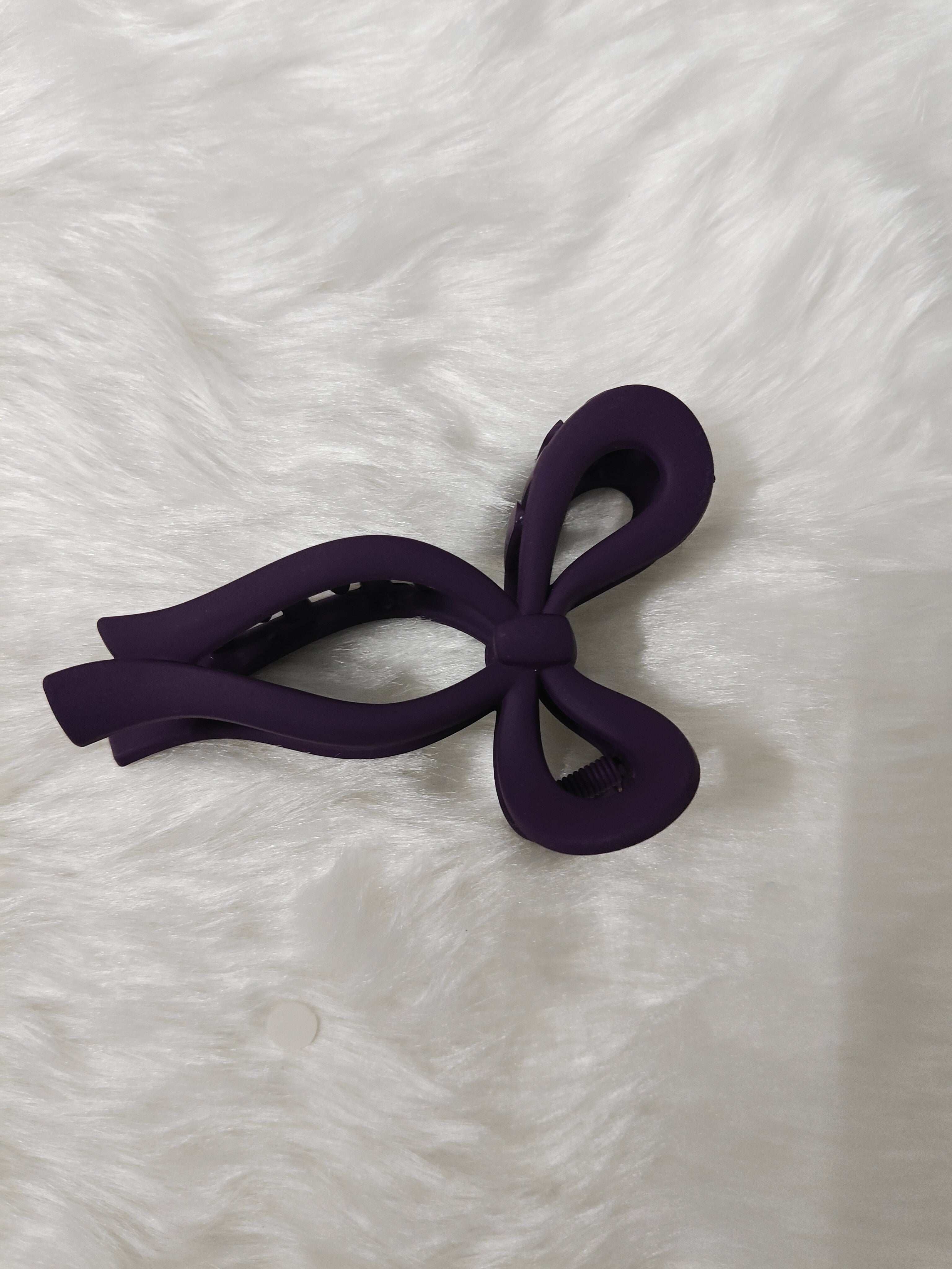 Big Ribbon Matte Hair clip
