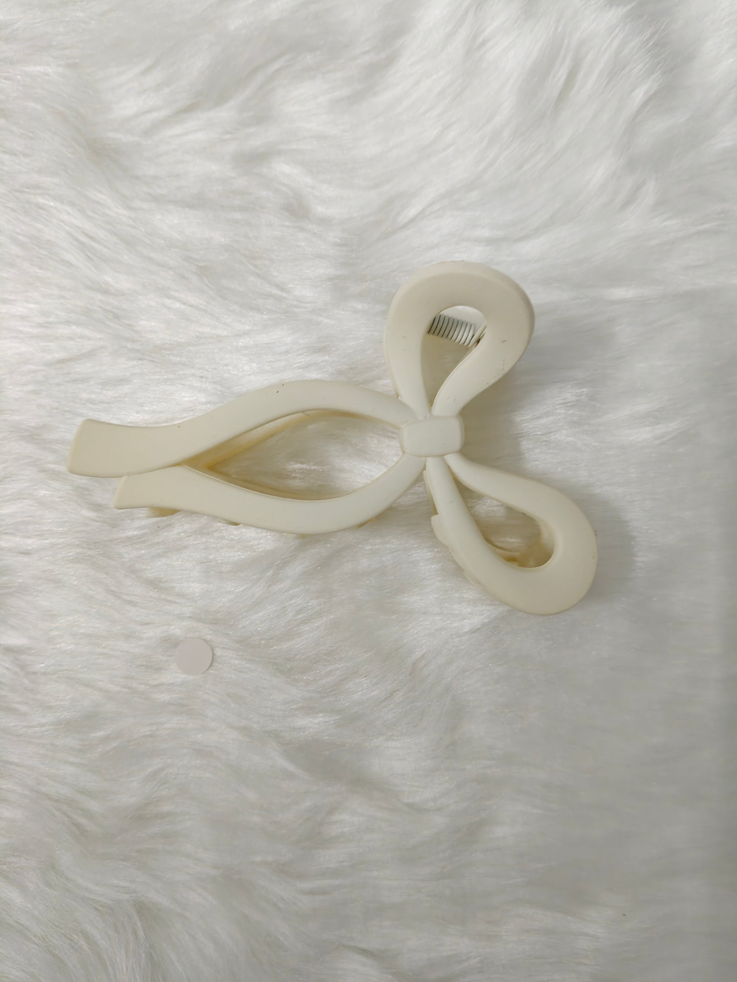 Big Ribbon Matte Hair clip
