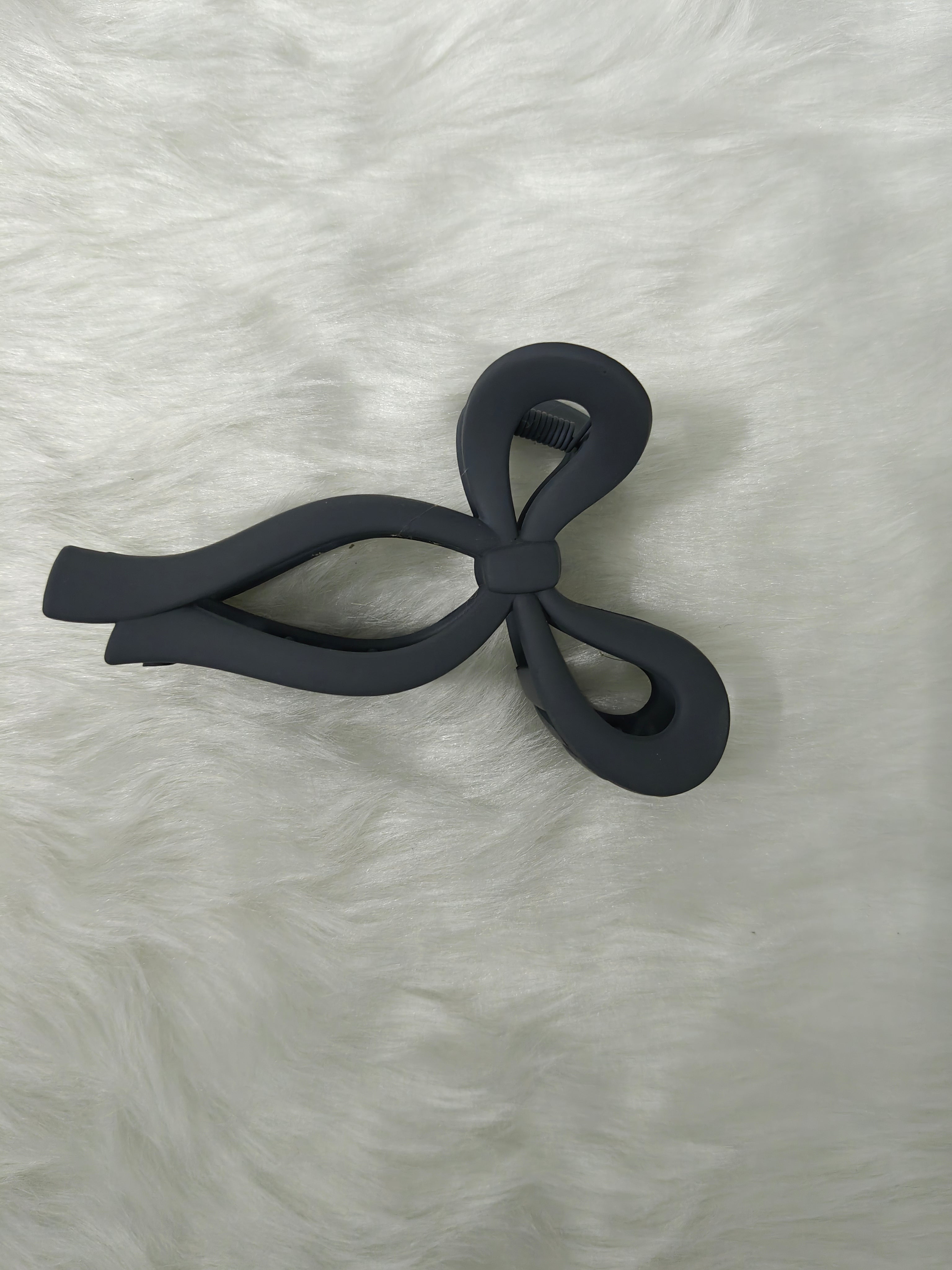 Big Ribbon Matte Hair clip