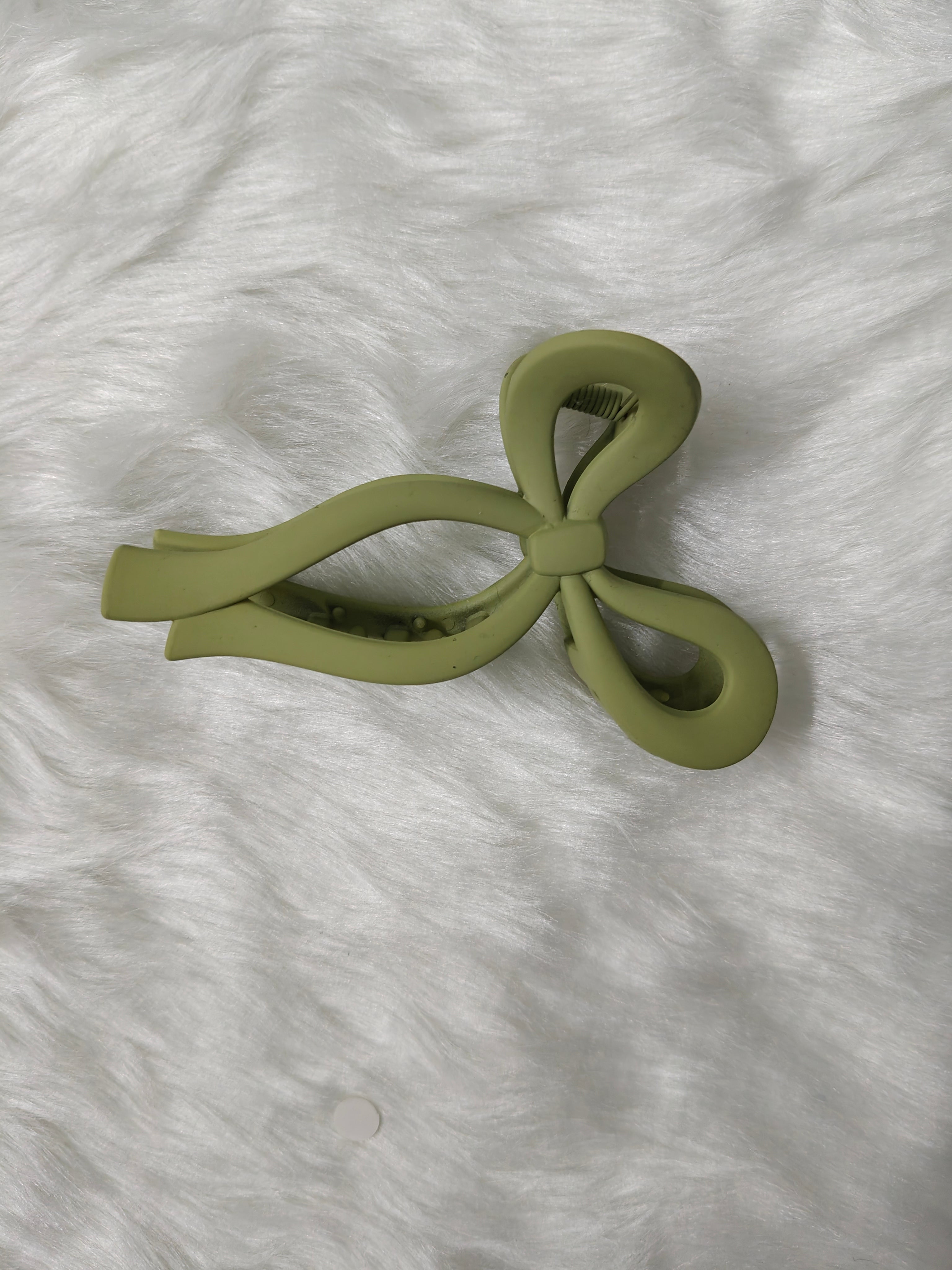 Big Ribbon Matte Hair clip