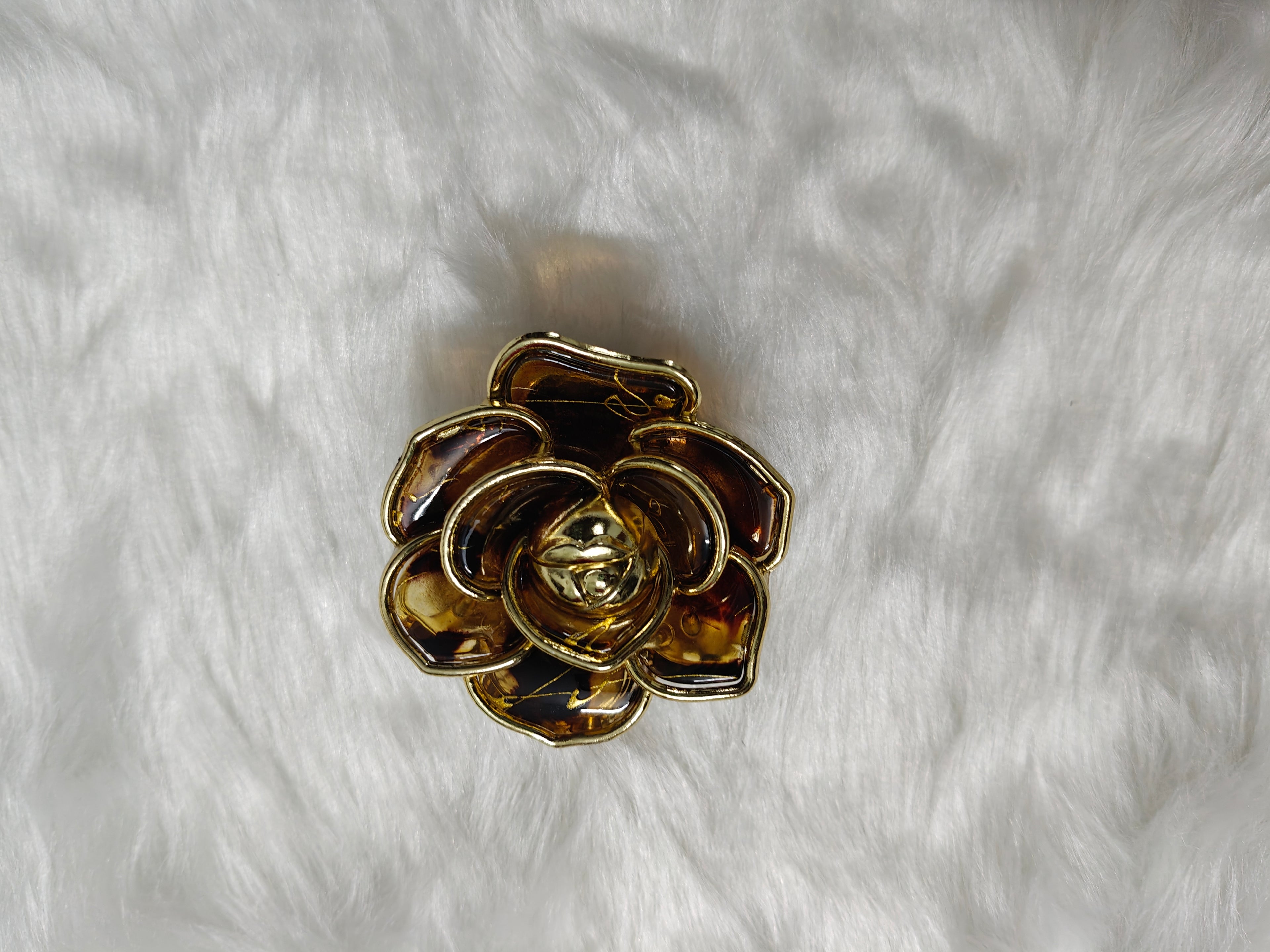 Korean Korean Rose Hair Clip | Glossy & Matte Floral Claw Clip for Women