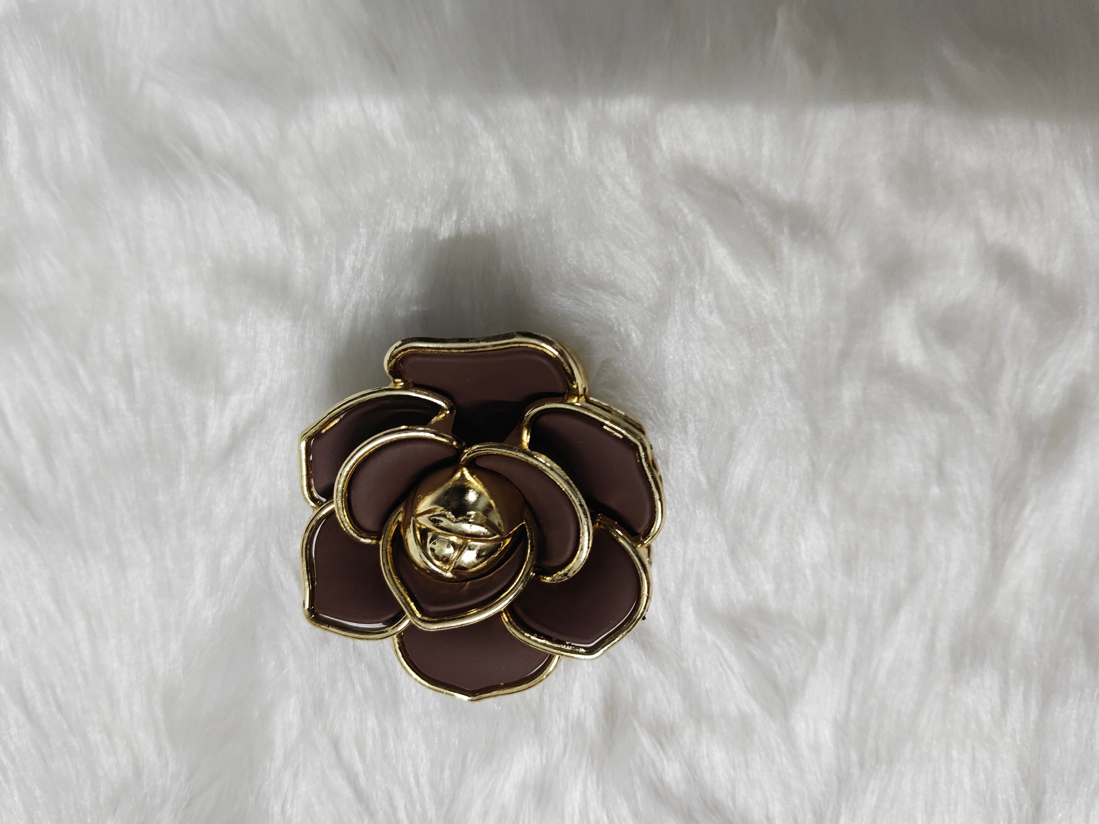 Korean Korean Rose Hair Clip | Glossy & Matte Floral Claw Clip for Women