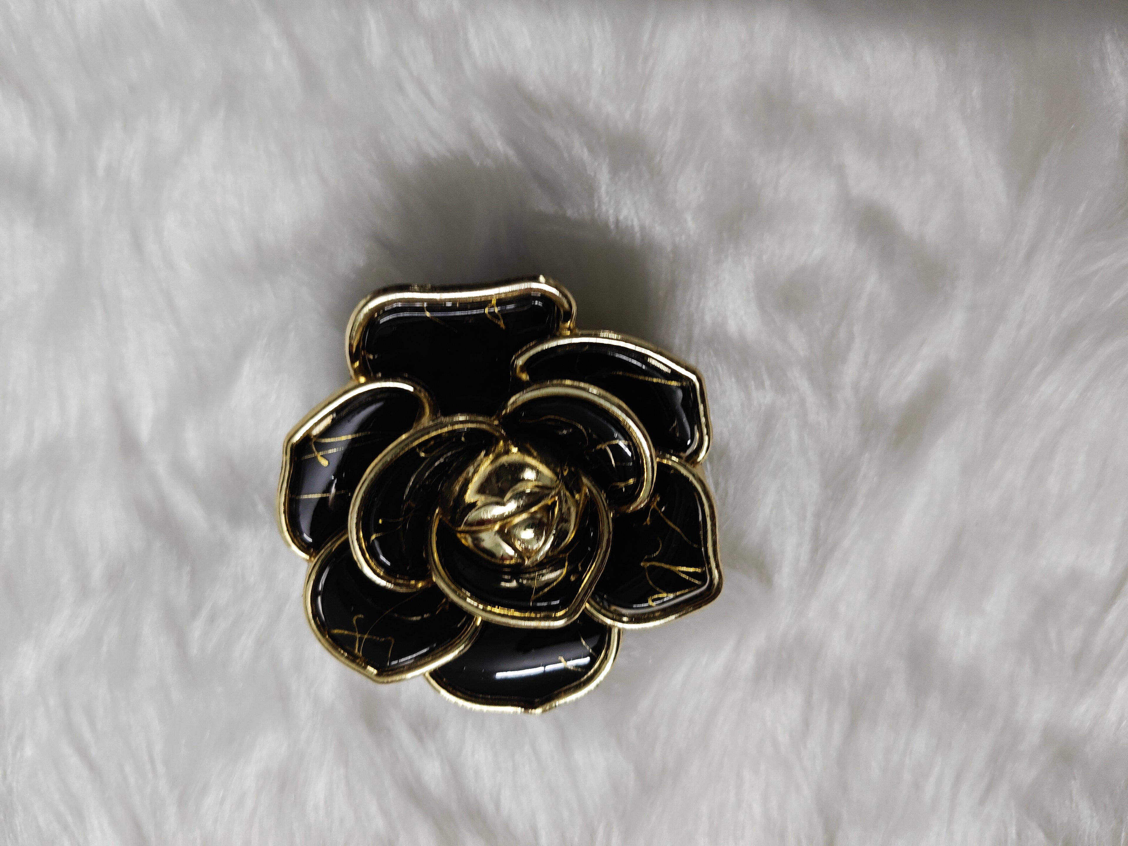 Korean Korean Rose Hair Clip | Glossy & Matte Floral Claw Clip for Women