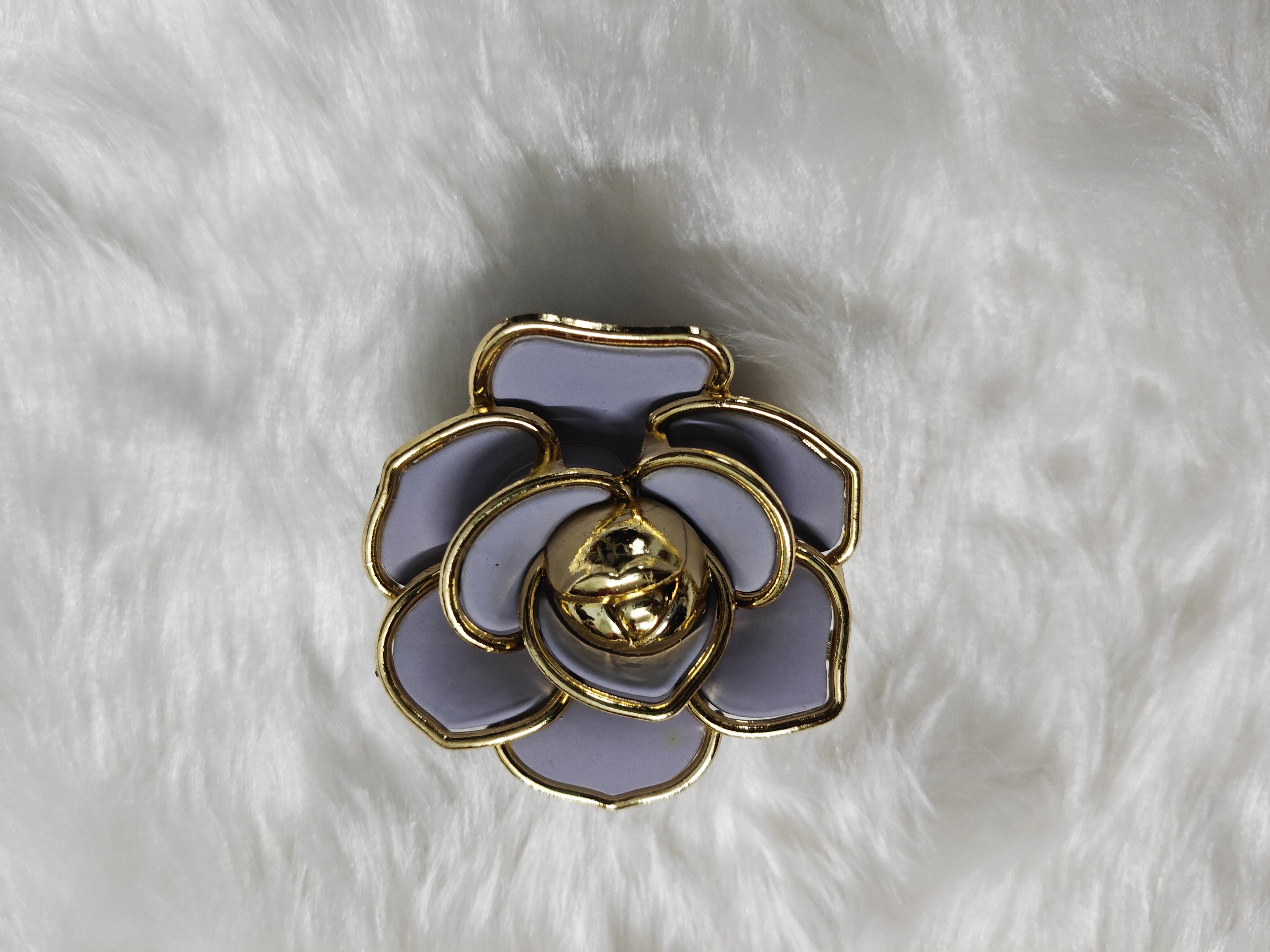 Korean Korean Rose Hair Clip | Glossy & Matte Floral Claw Clip for Women