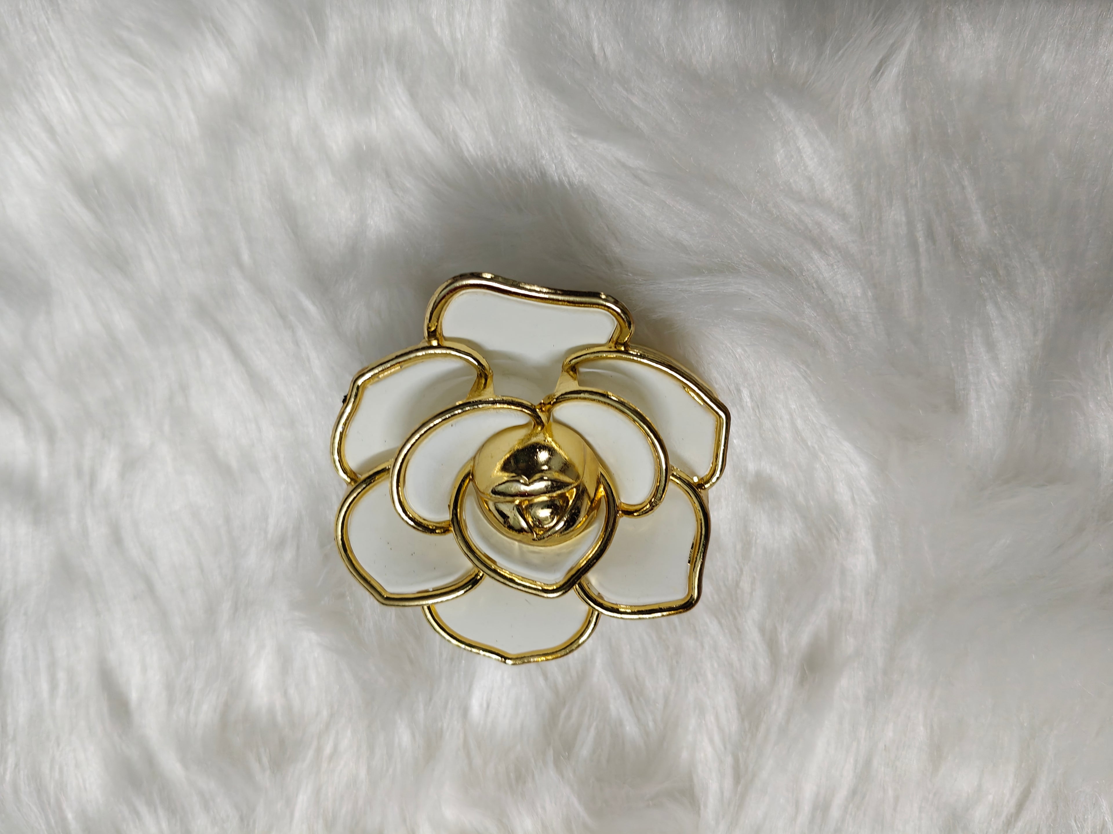 Korean Korean Rose Hair Clip | Glossy & Matte Floral Claw Clip for Women