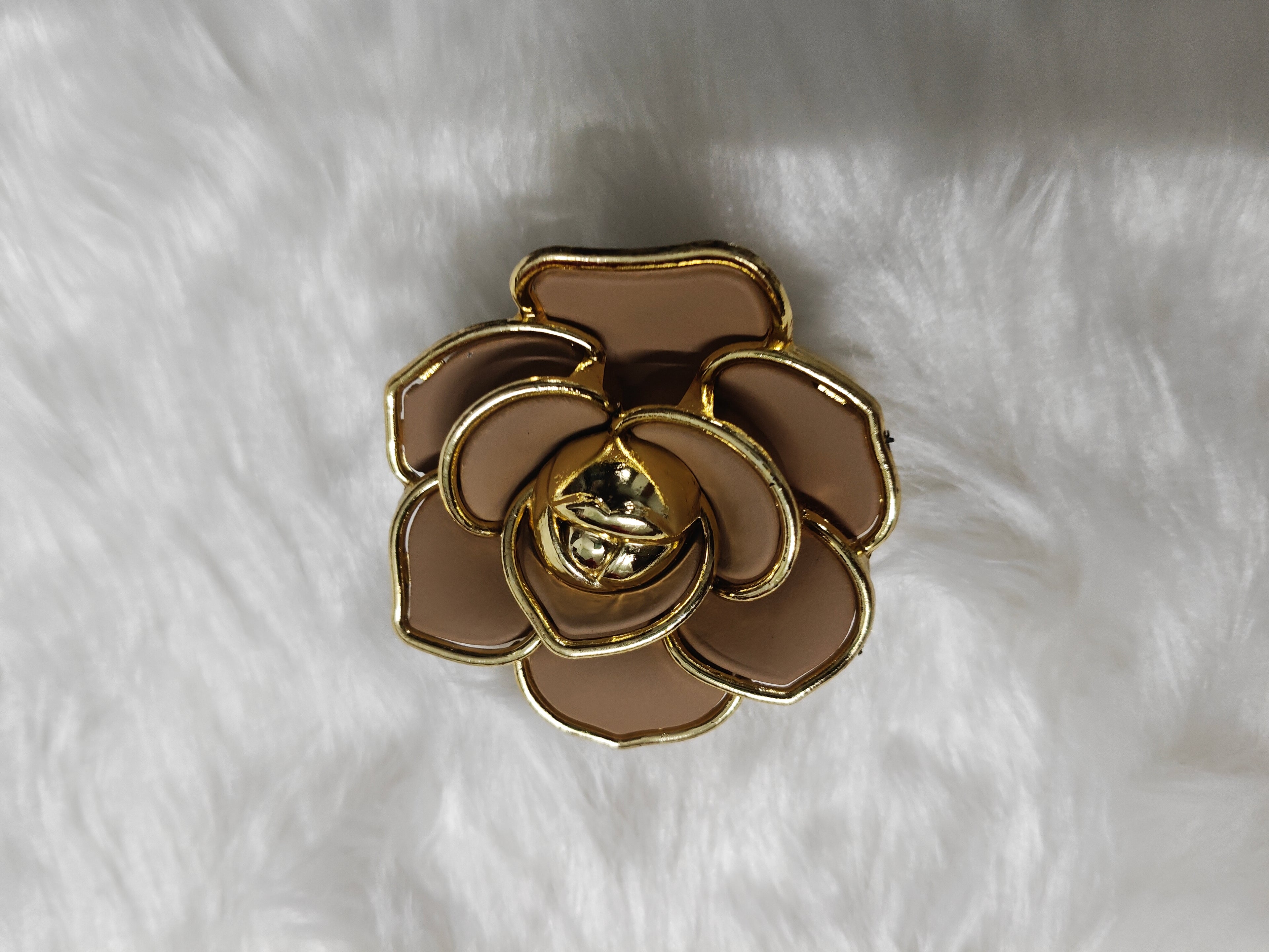 Korean Korean Rose Hair Clip | Glossy & Matte Floral Claw Clip for Women