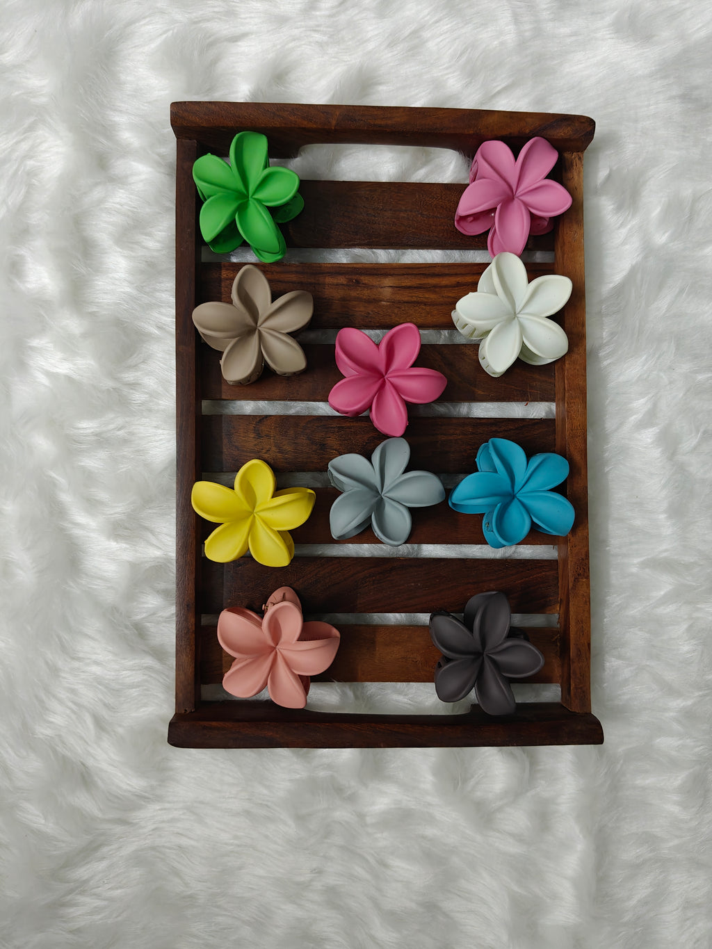 Matte Flower Clip