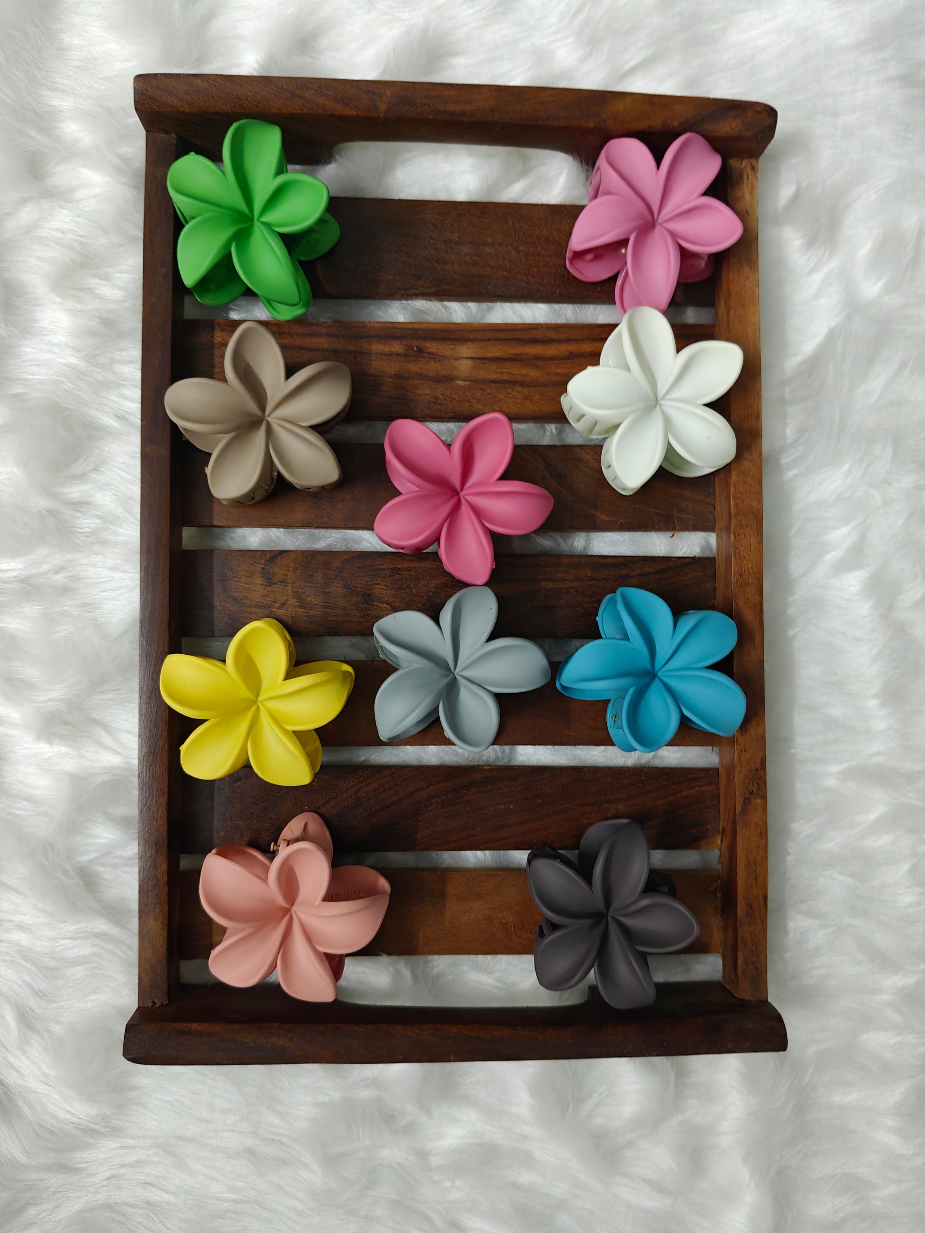 Matte Flower Clip