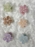 Glossy Big Flower Clip
