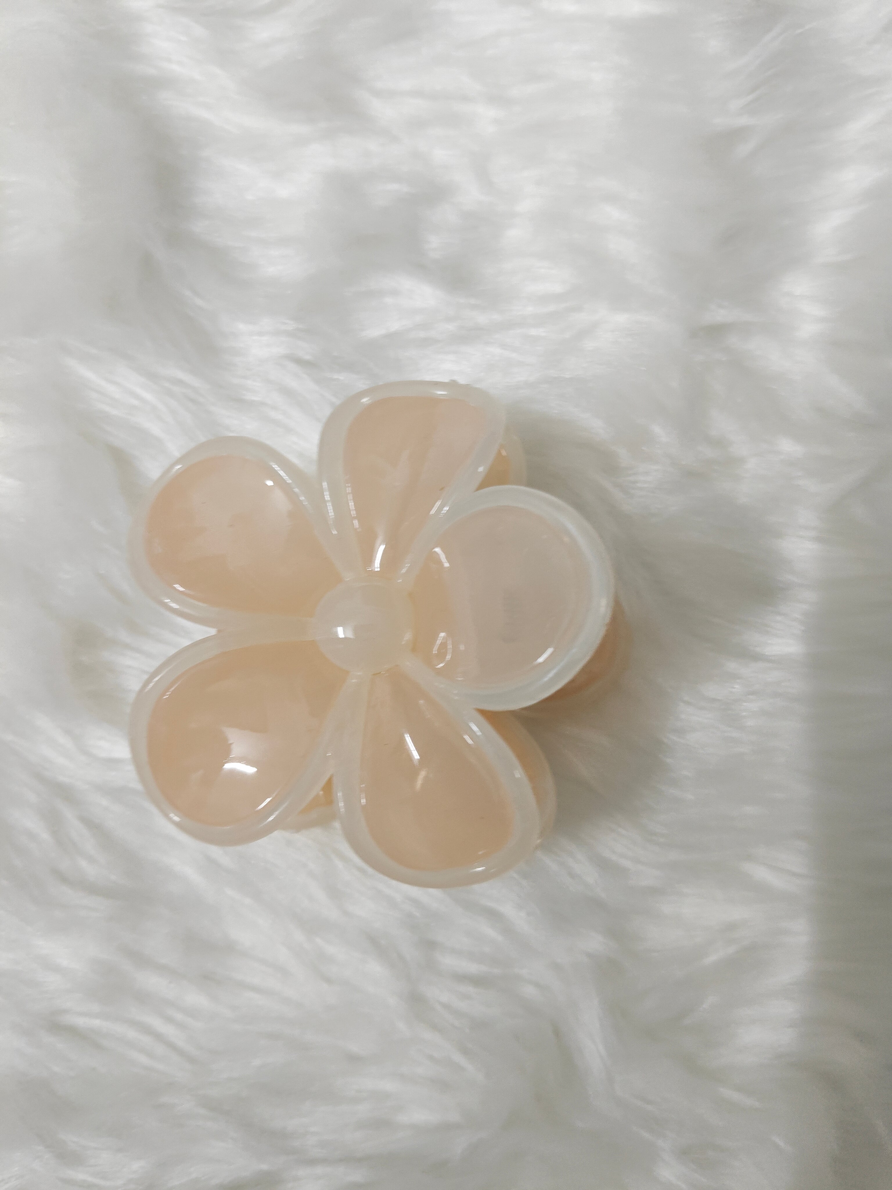 Glossy Big Flower Clip
