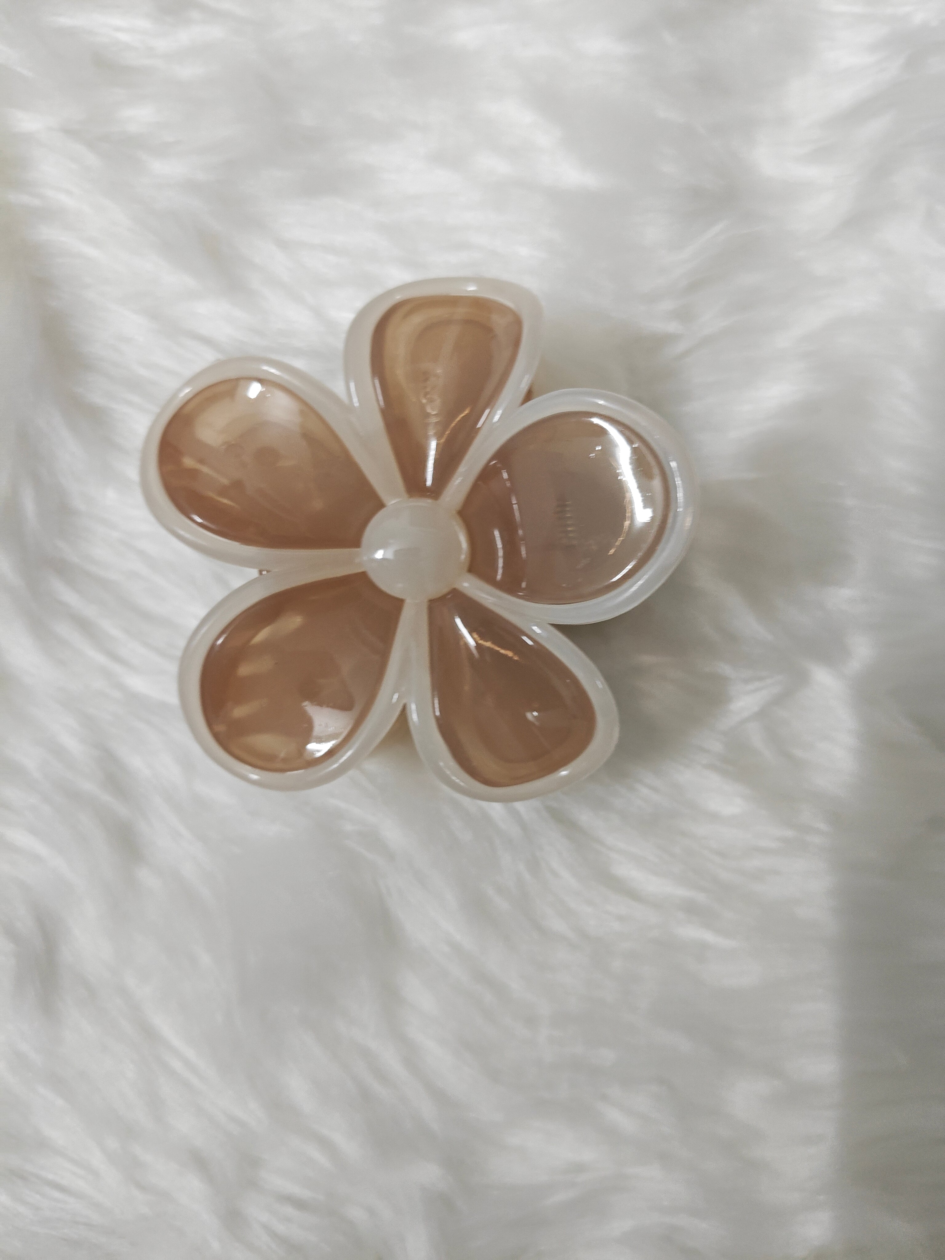 Glossy Big Flower Clip
