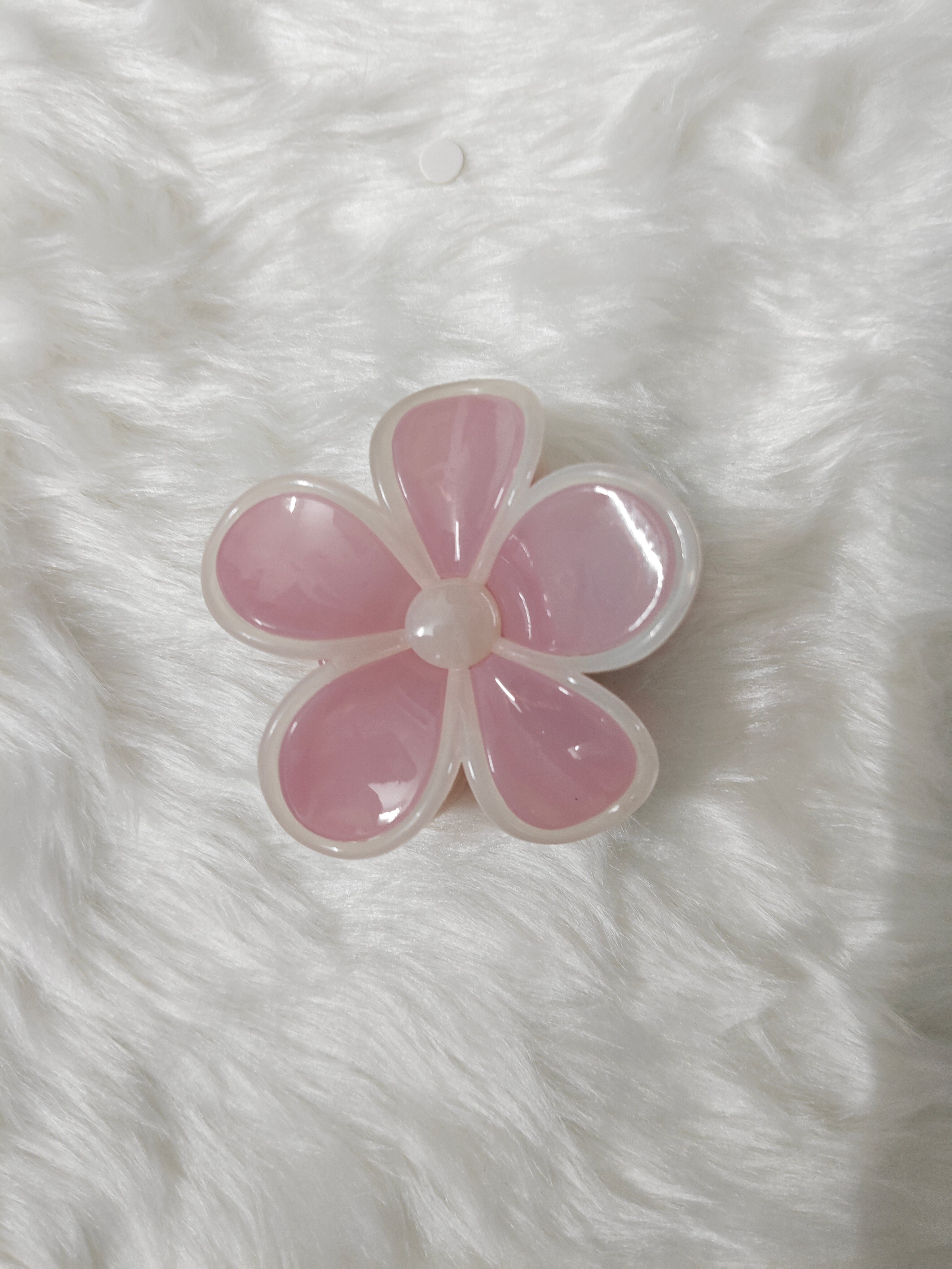 Glossy Big Flower Clip