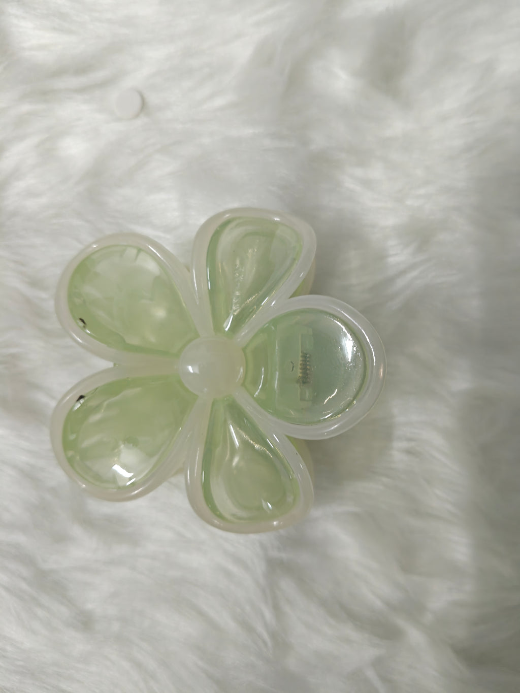 Glossy Big Flower Clip