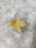 White and Yellow Floral Claw
