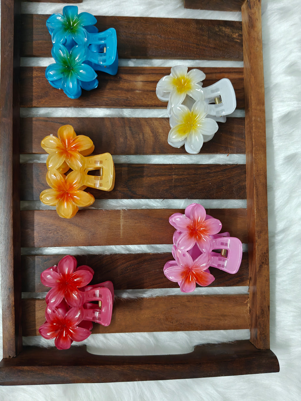 Double Flower Claw clip