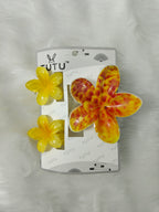 Marble 3 piece Hair clip