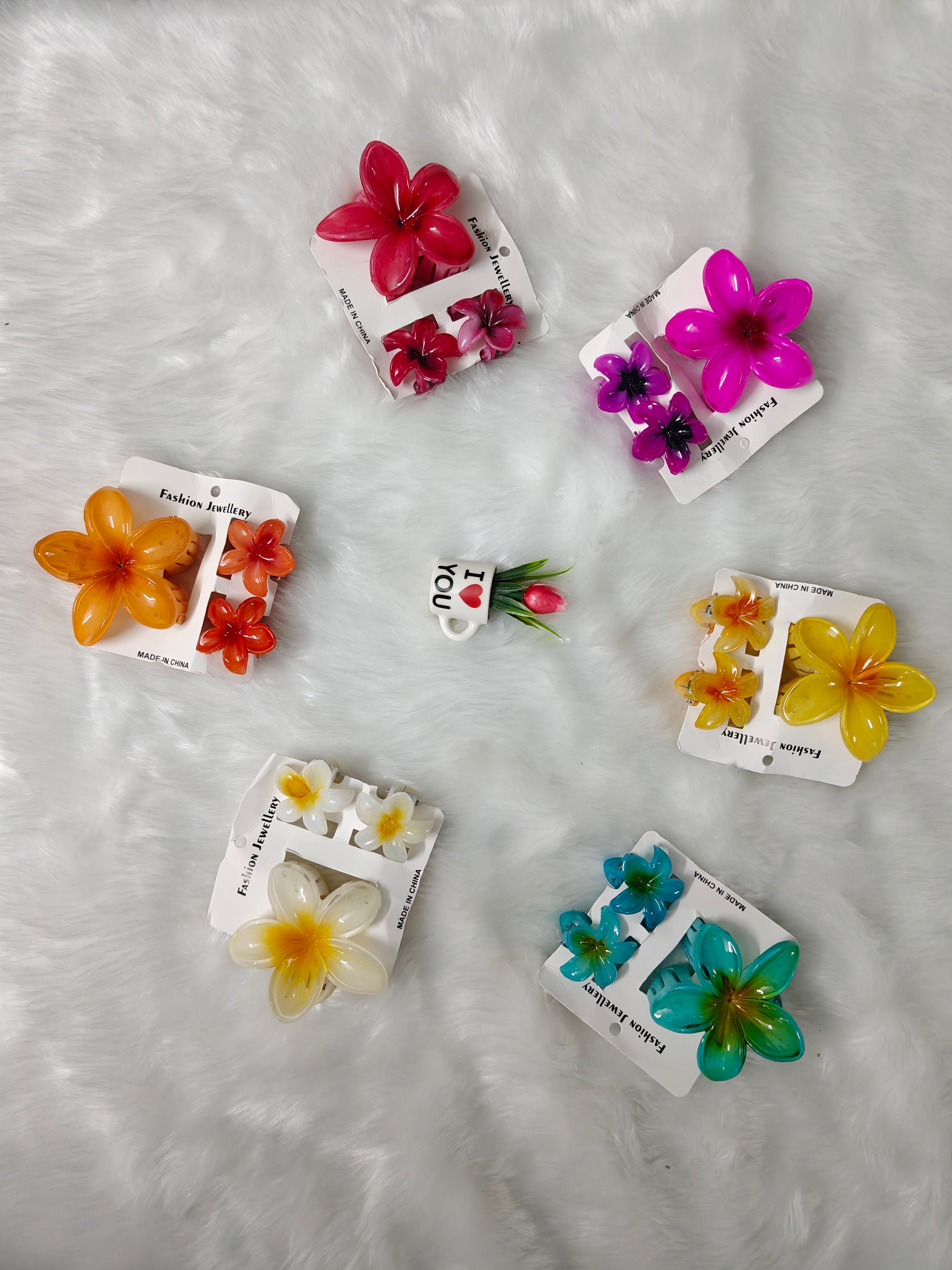 Colourful 3 Piece set Hair Clips