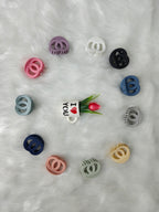 Double Circle Matte Clip