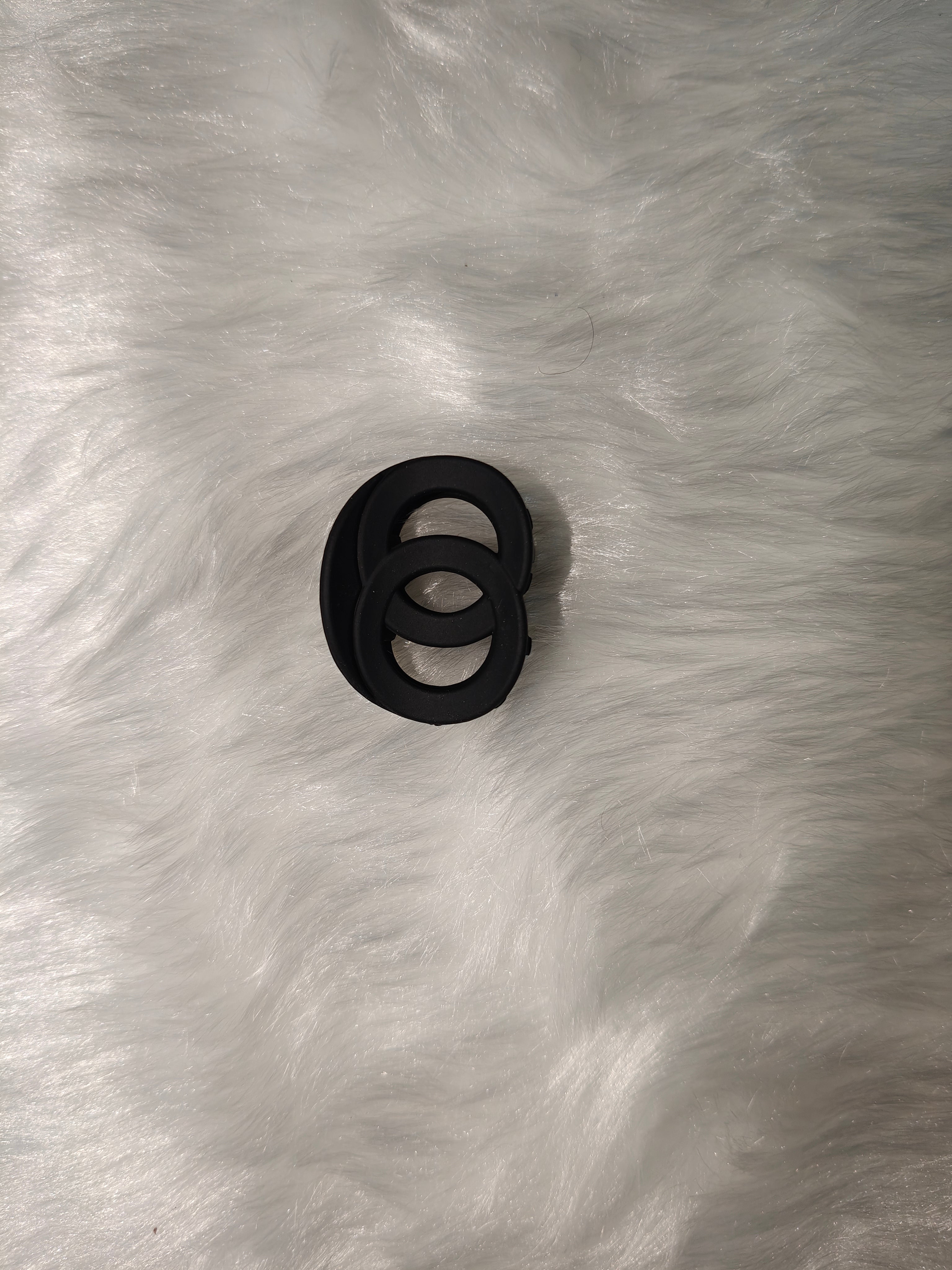 Double Circle Matte Clip