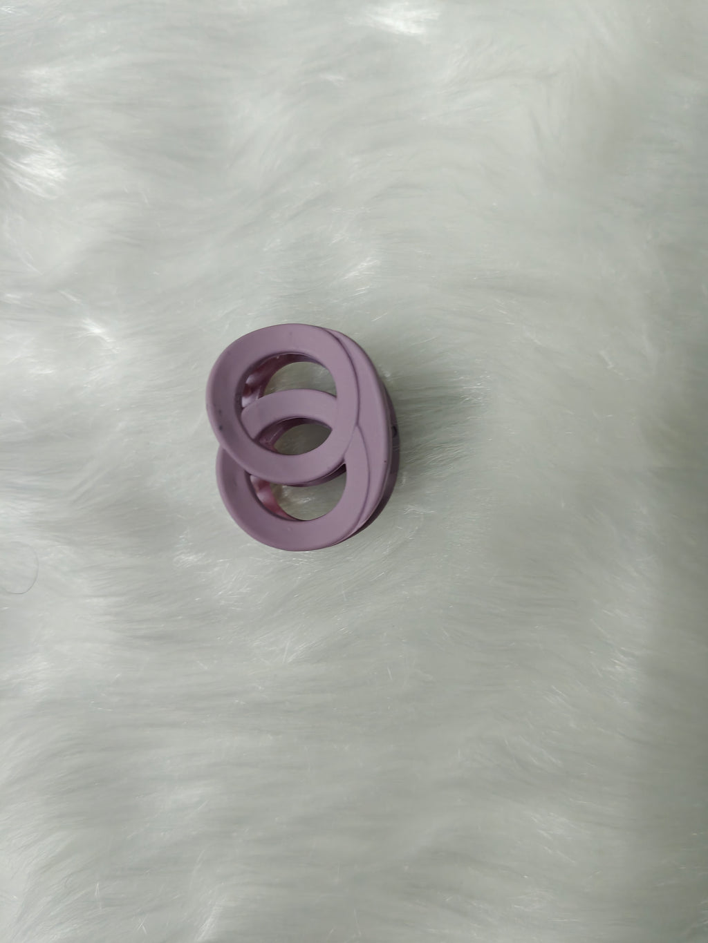 Double Circle Matte Clip