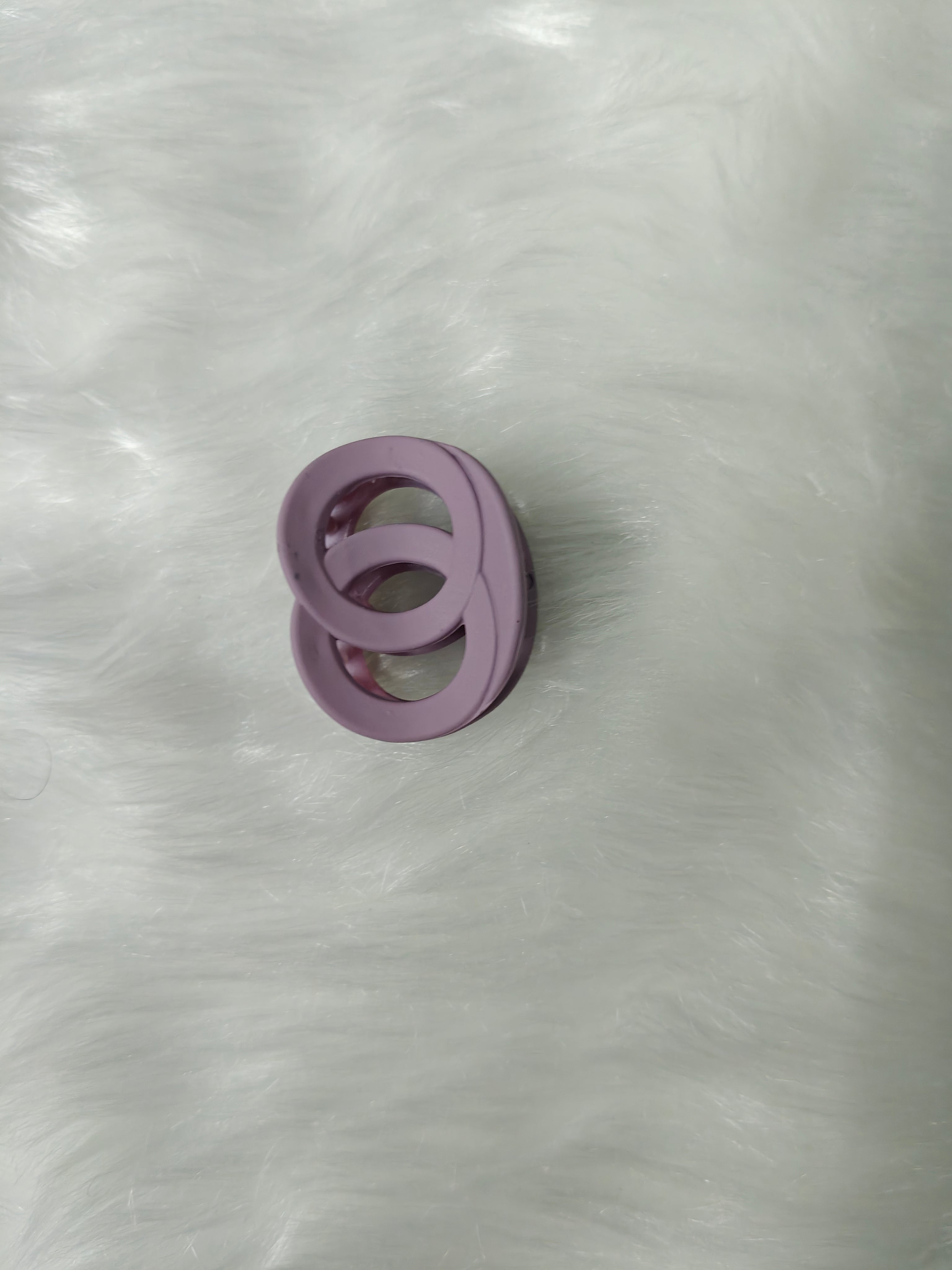 Double Circle Matte Clip