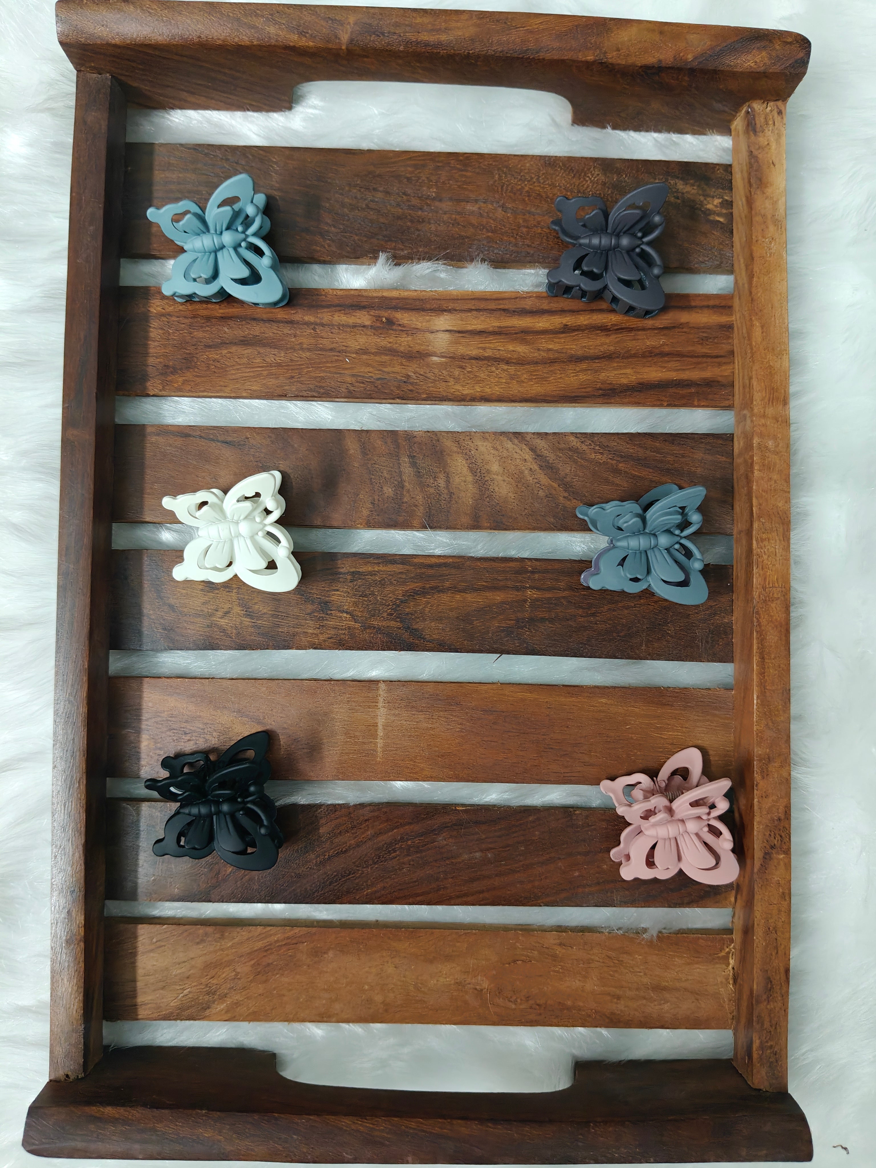 Small Matte Butterfly Hair Clip