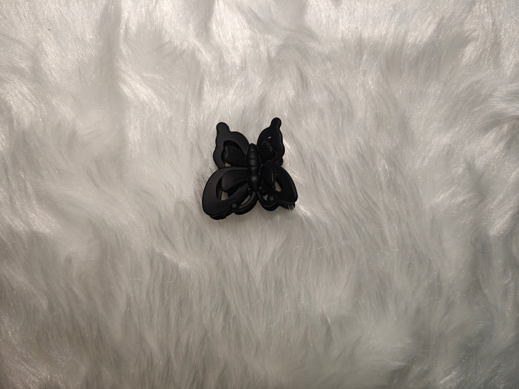 Small Matte Butterfly Hair Clip