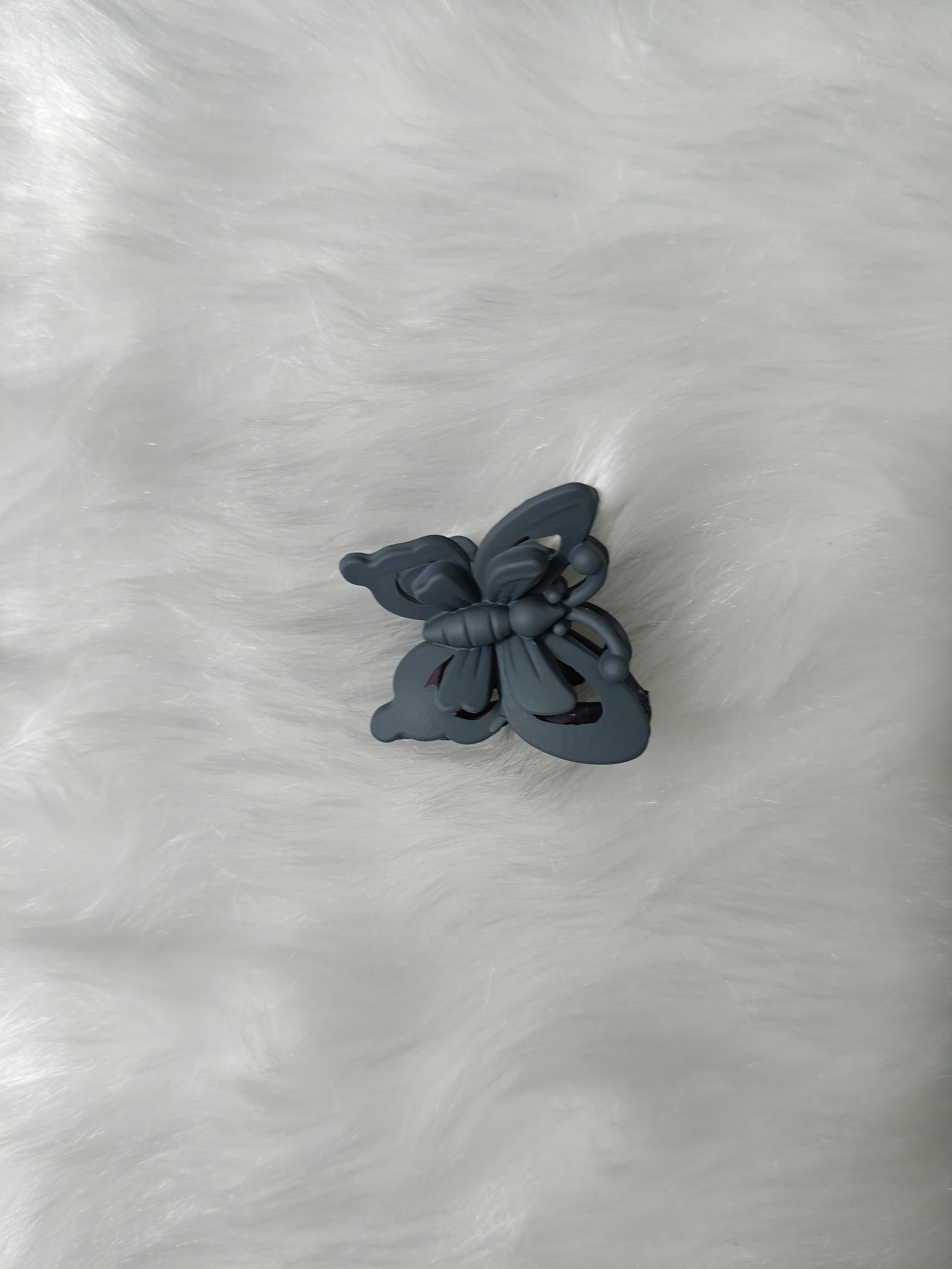Small Matte Butterfly Hair Clip
