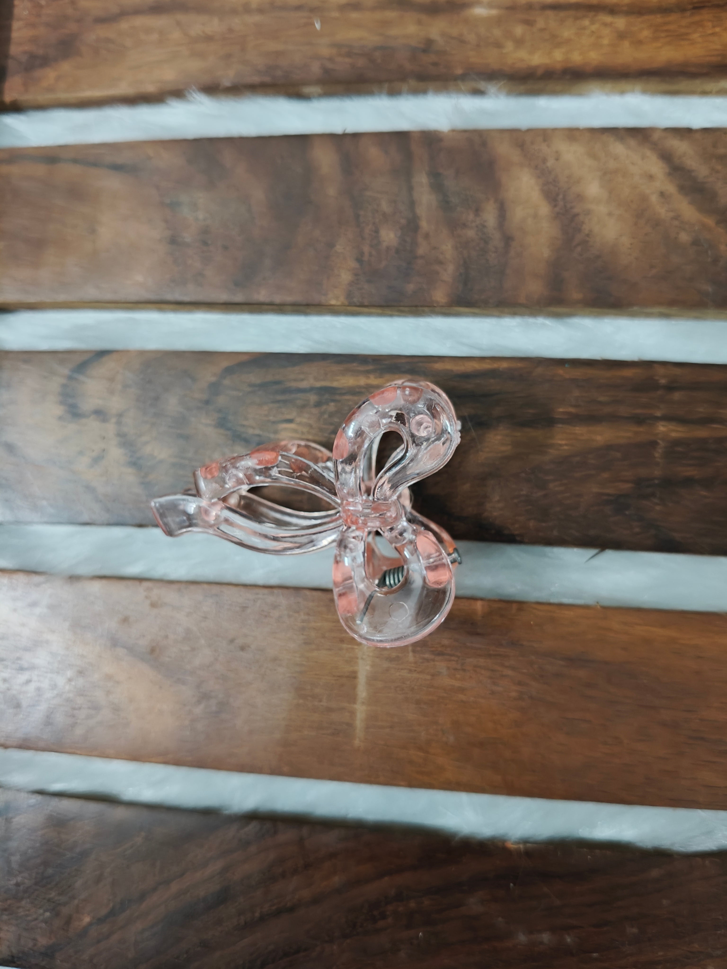 Glossy Bow Mini Hair Clip