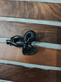 Glossy Bow Mini Hair Clip