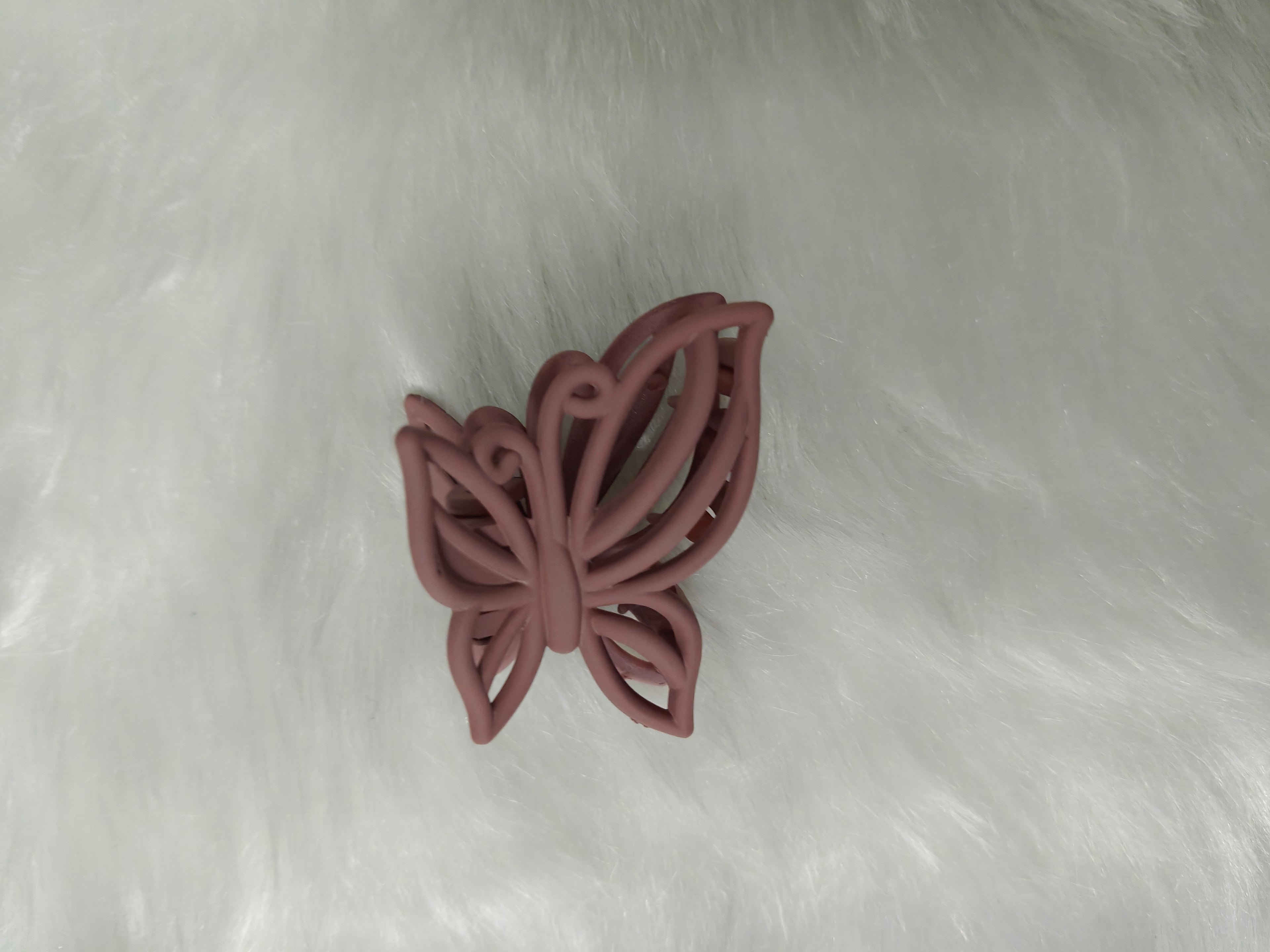 Matte Medium Sized Butterfly Hair Clips