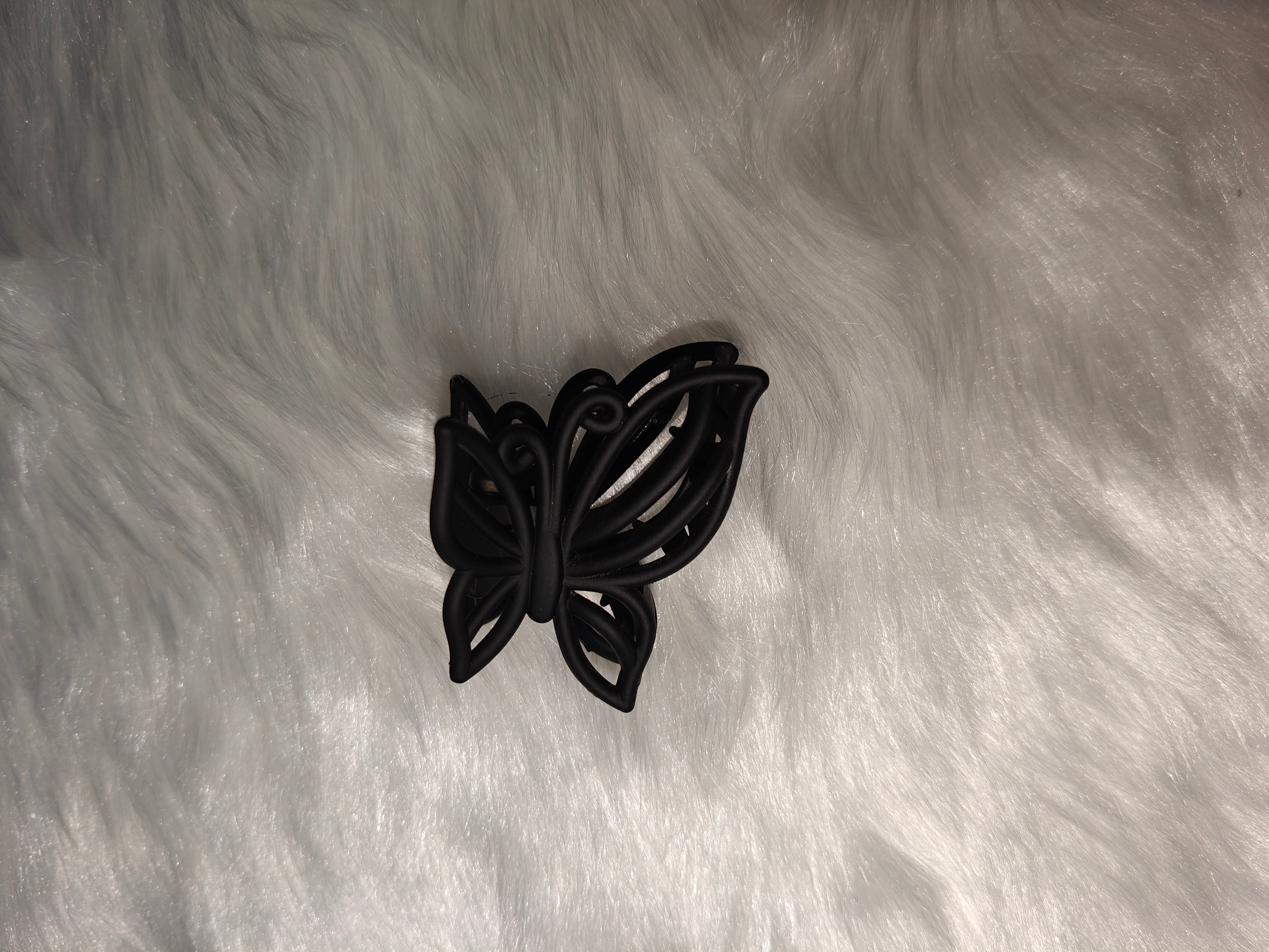 Matte Medium Sized Butterfly Hair Clips