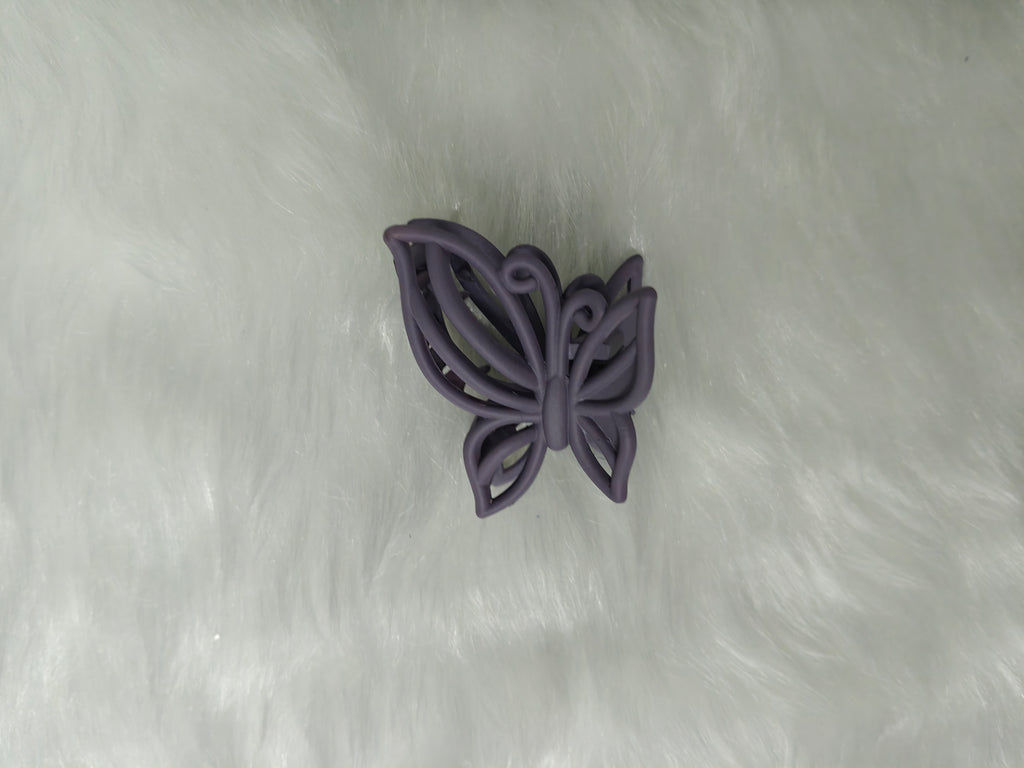 Matte Medium Sized Butterfly Hair Clips