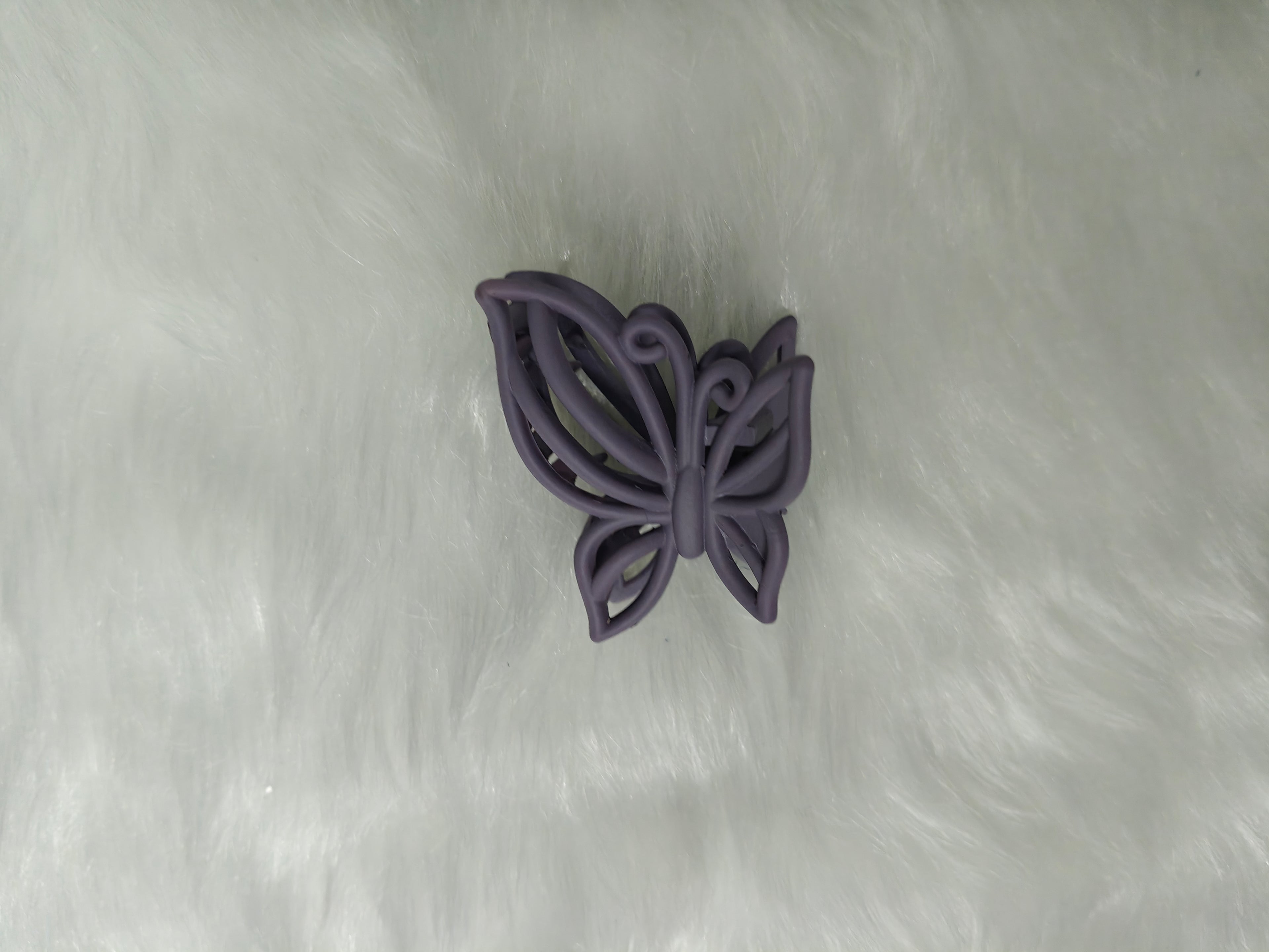 Matte Medium Sized Butterfly Hair Clips