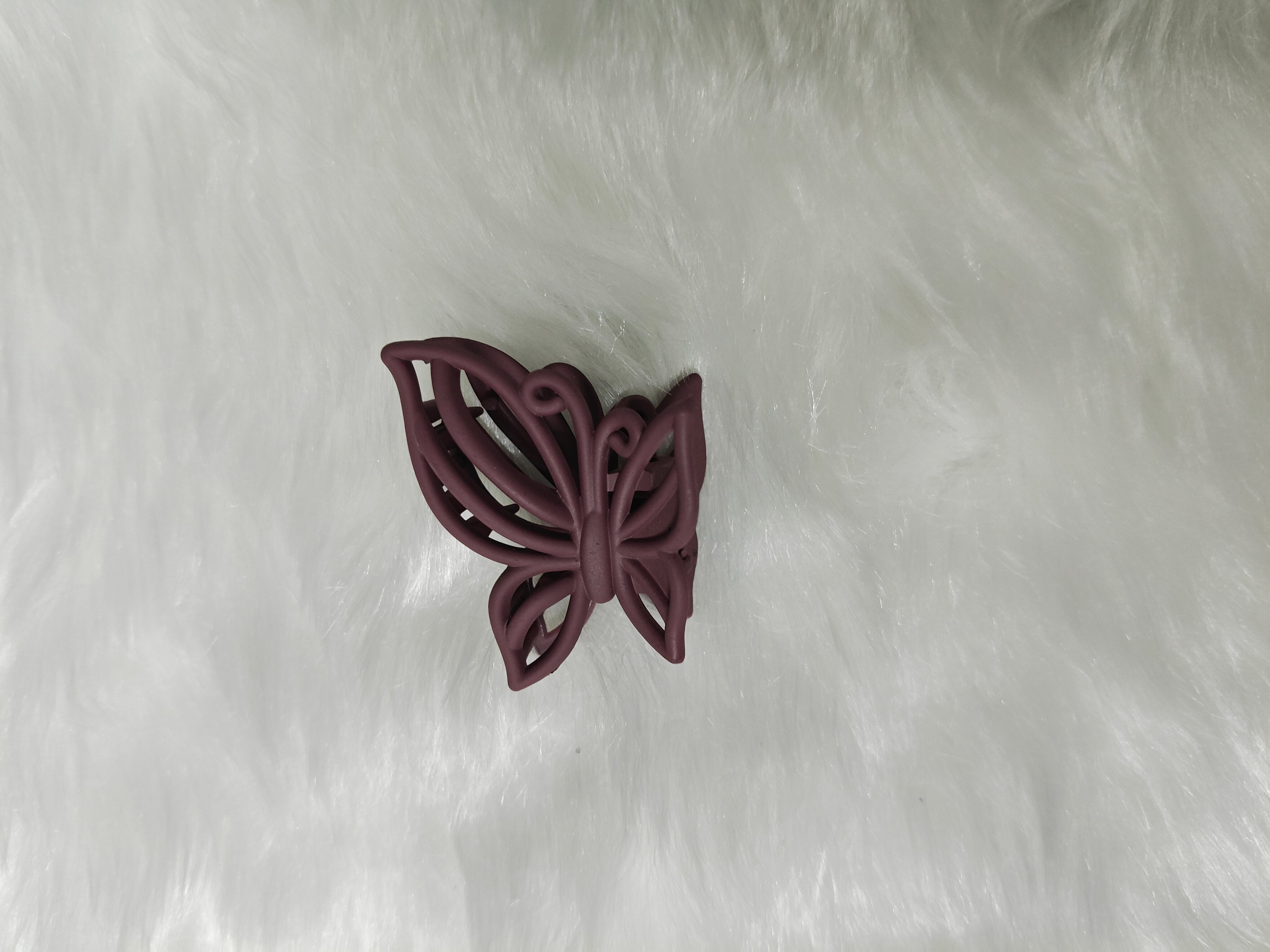 Matte Medium Sized Butterfly Hair Clips