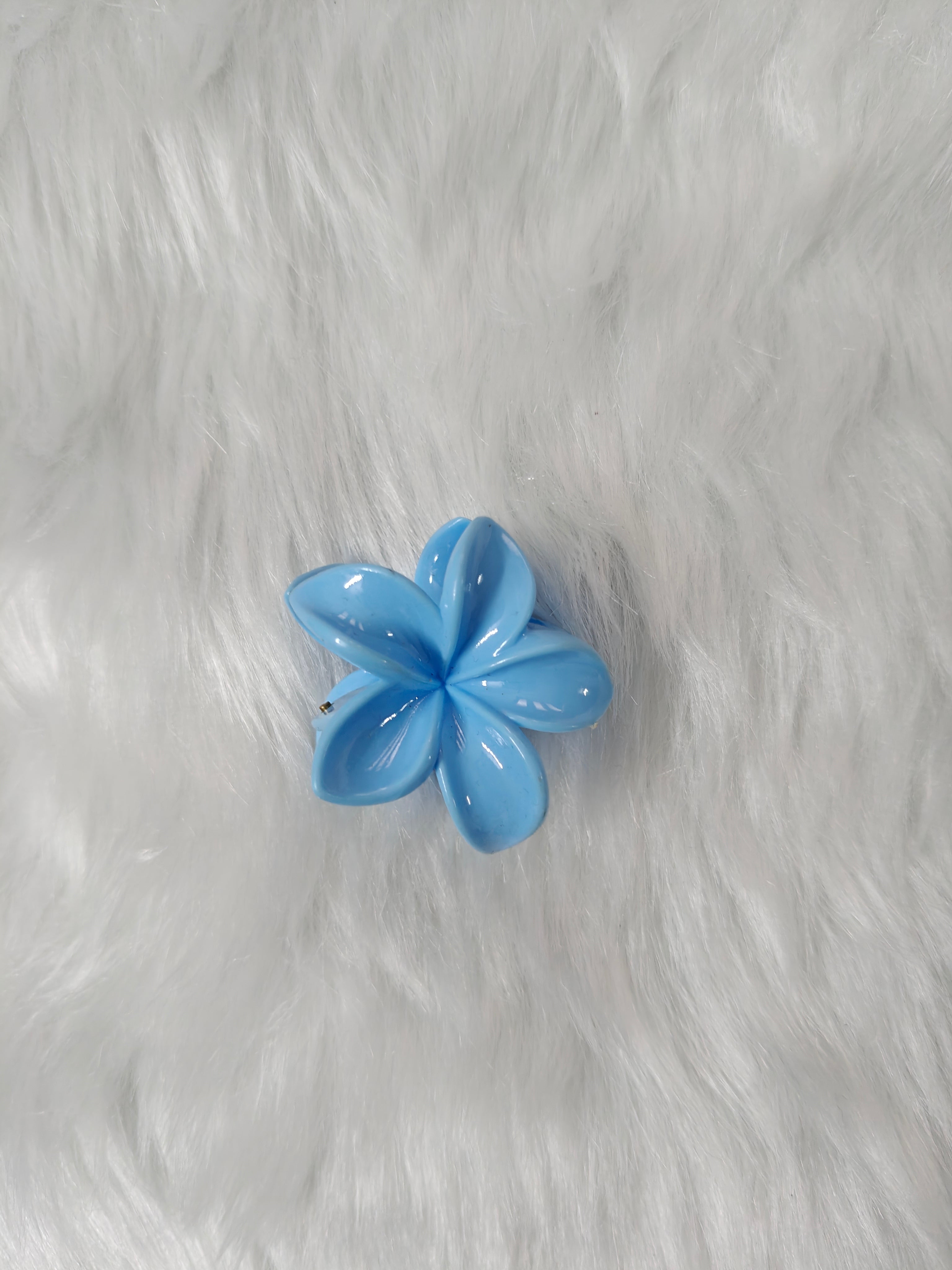 Small Floral Claw Hair Clips