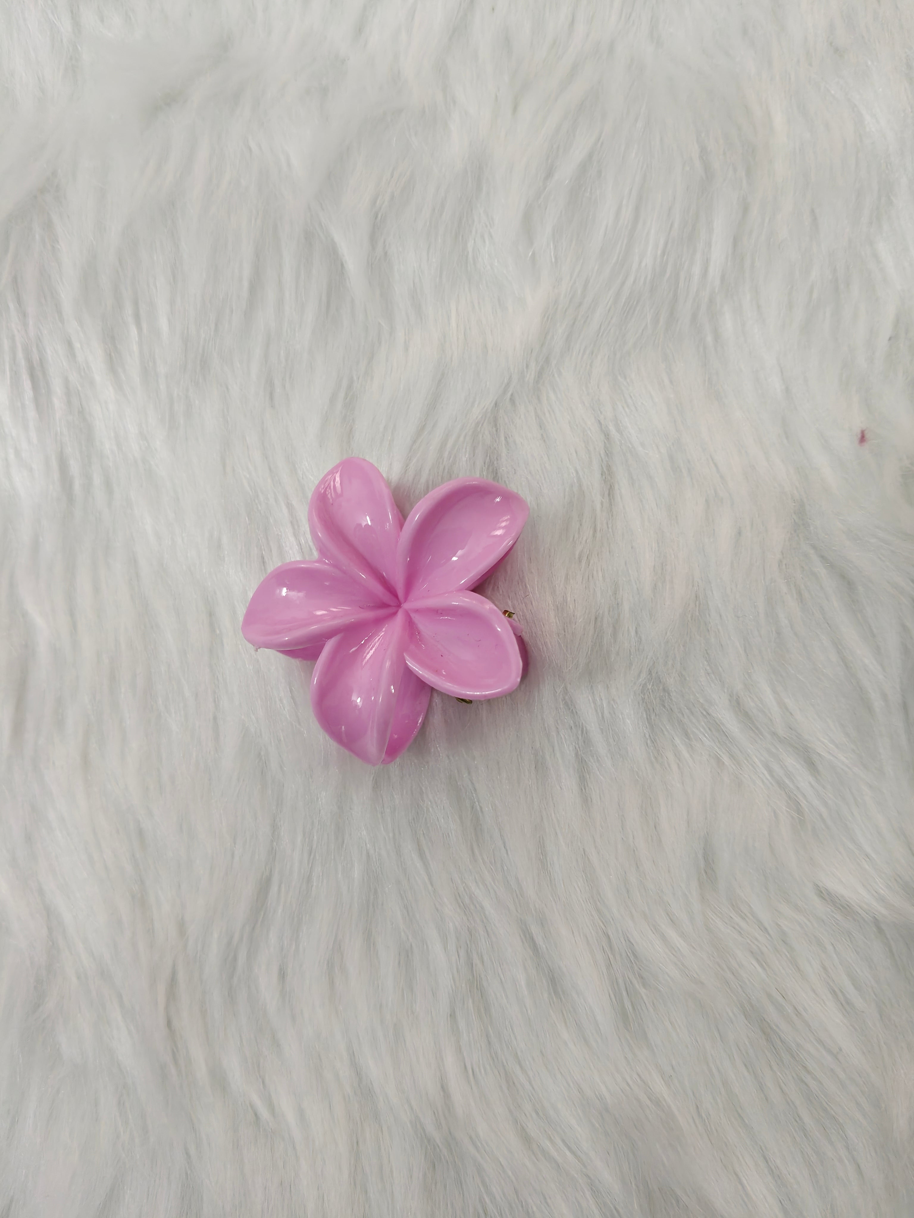 Small Floral Claw Hair Clips