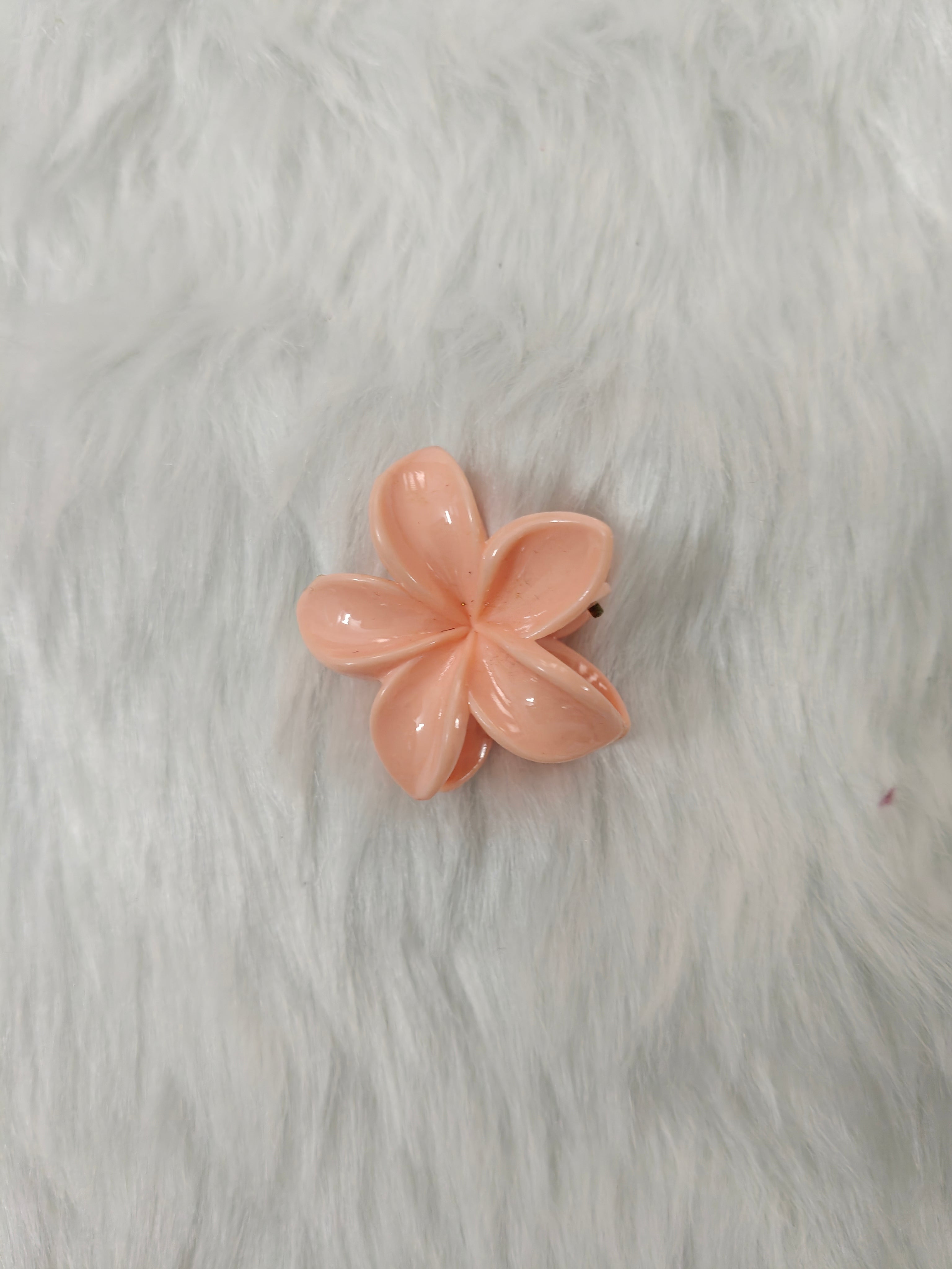 Small Floral Claw Hair Clips