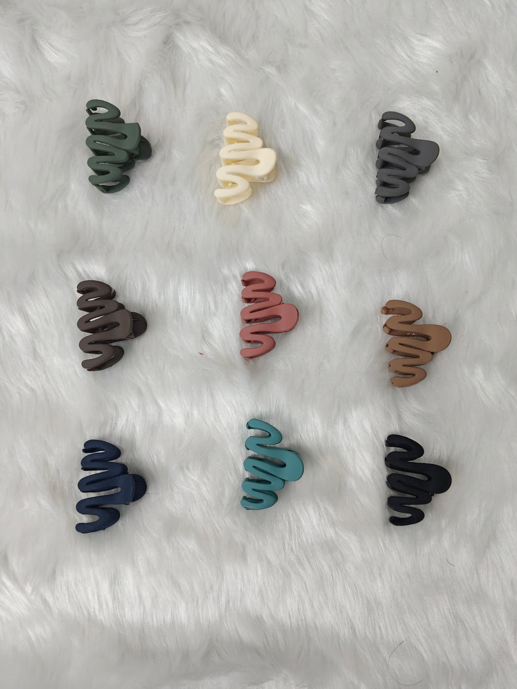 Zigzag Matte small Hair Clip
