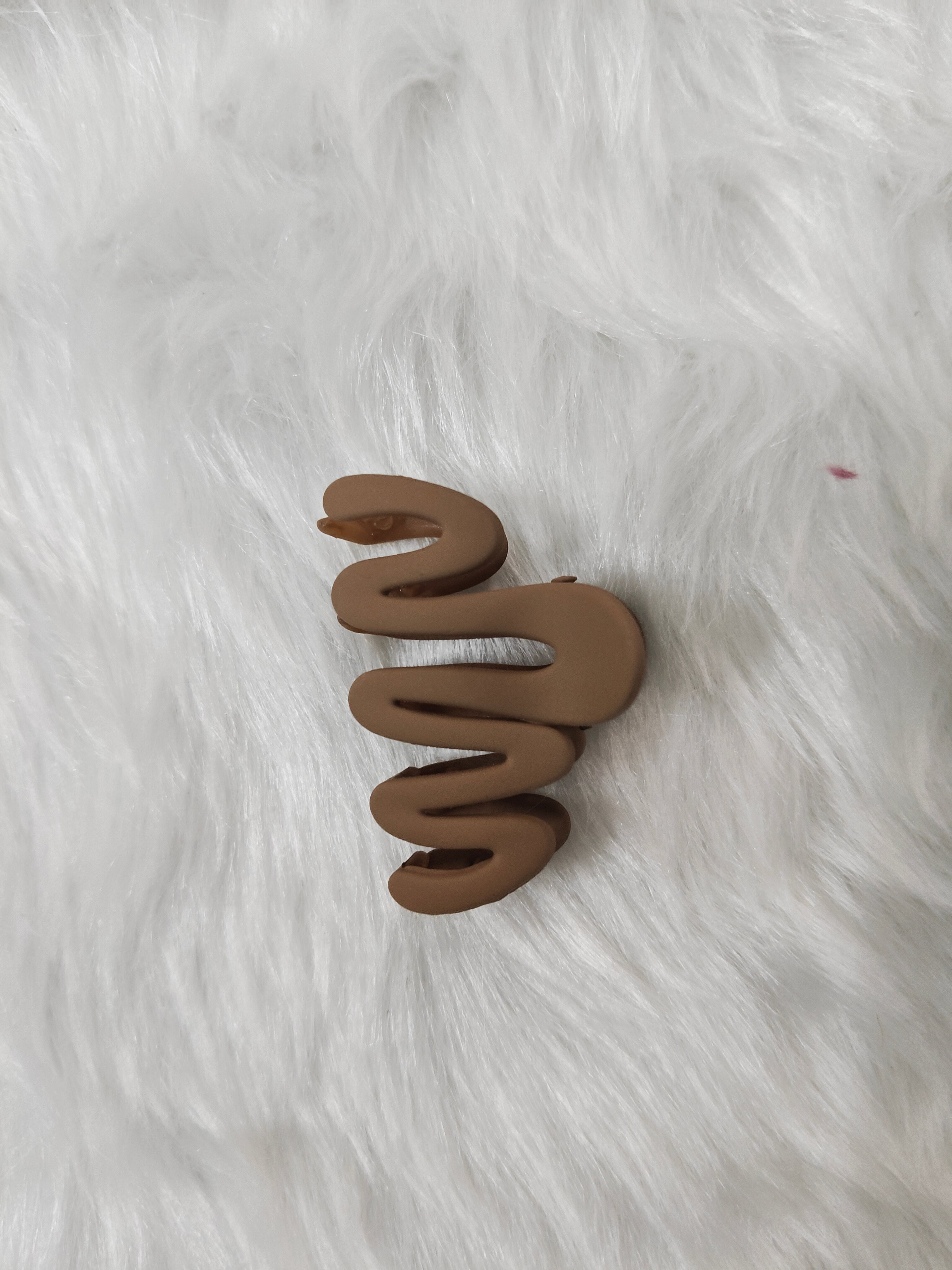 Zigzag Matte small Hair Clip