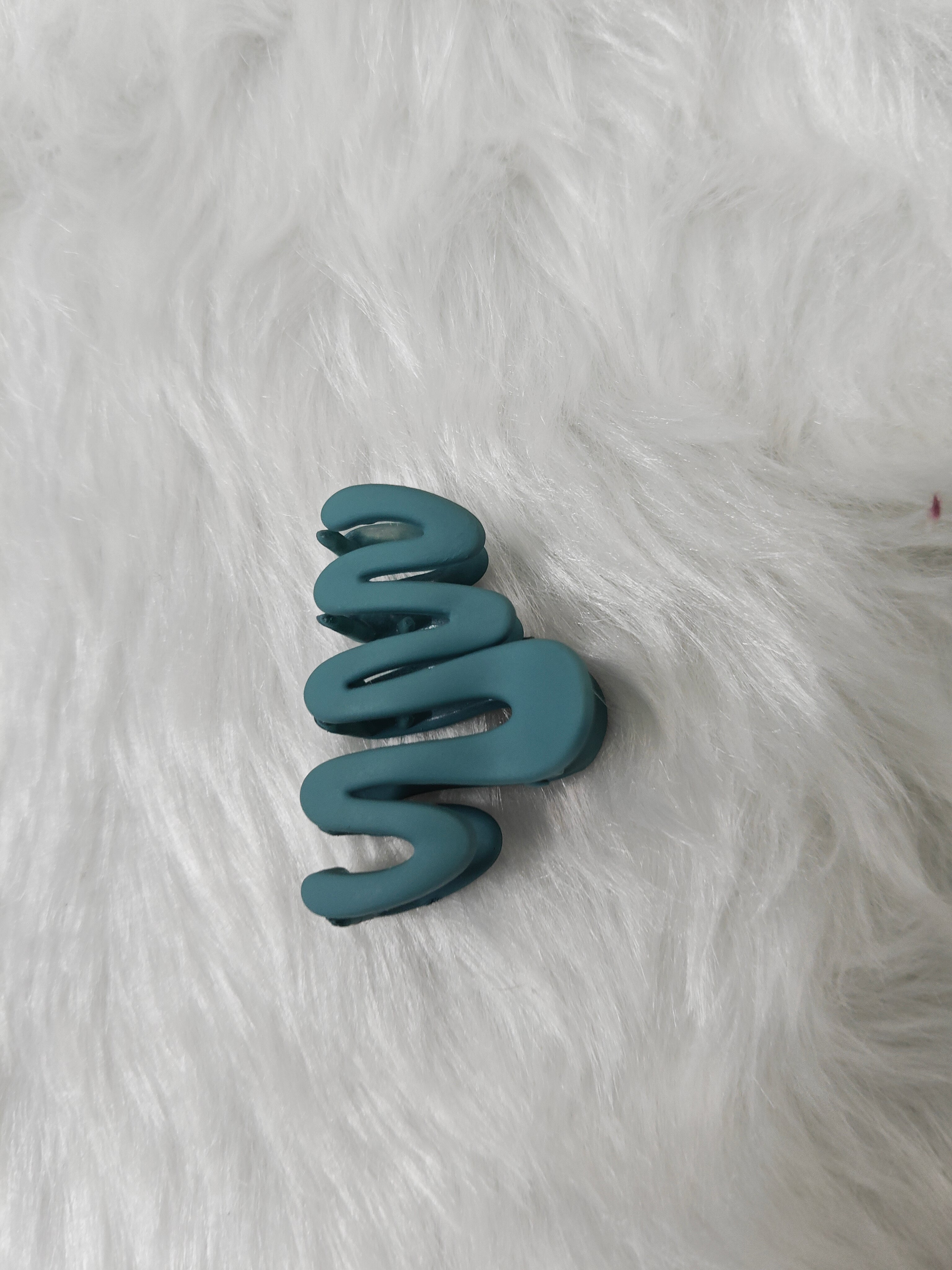Zigzag Matte small Hair Clip