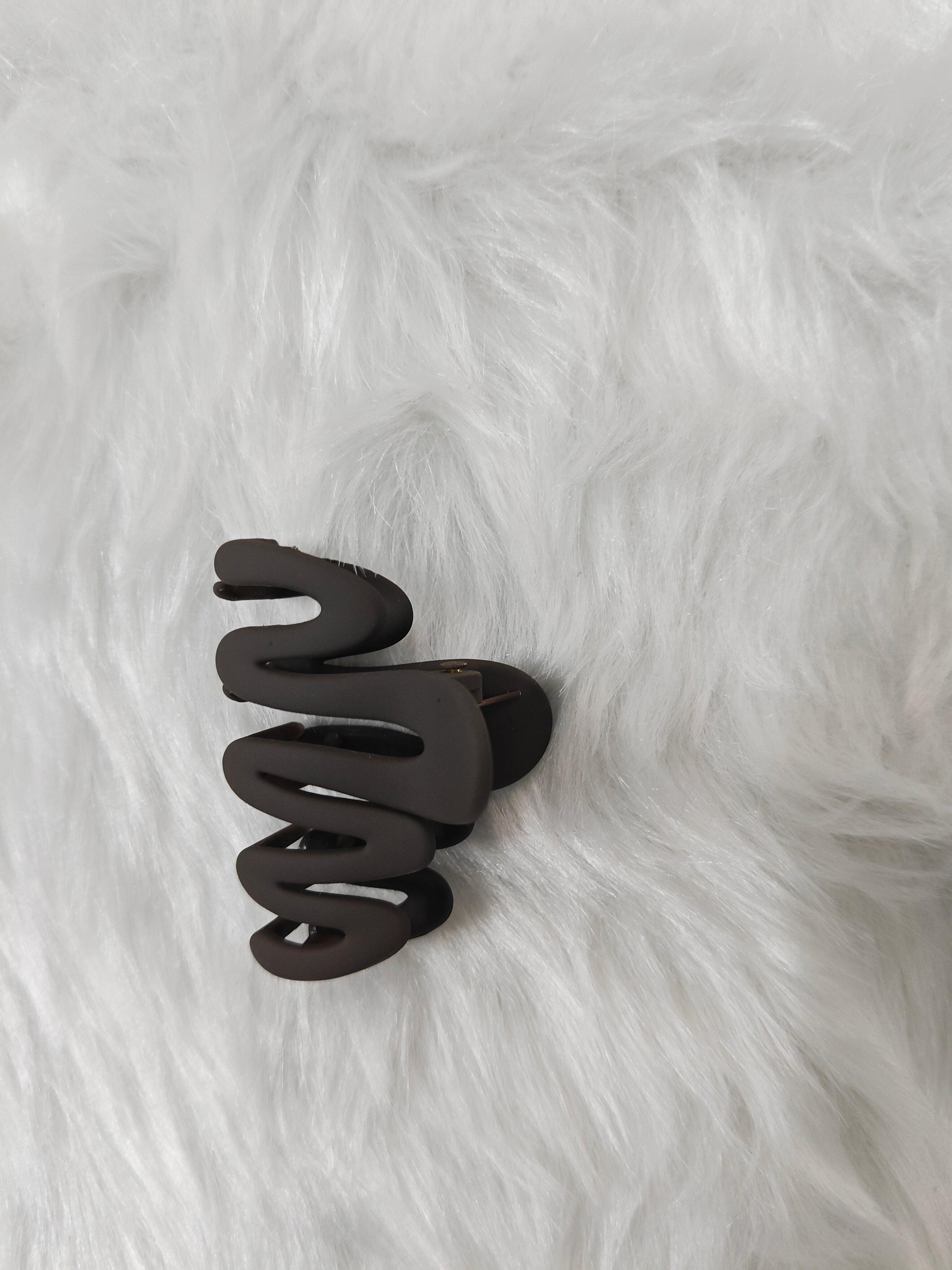 Zigzag Matte small Hair Clip