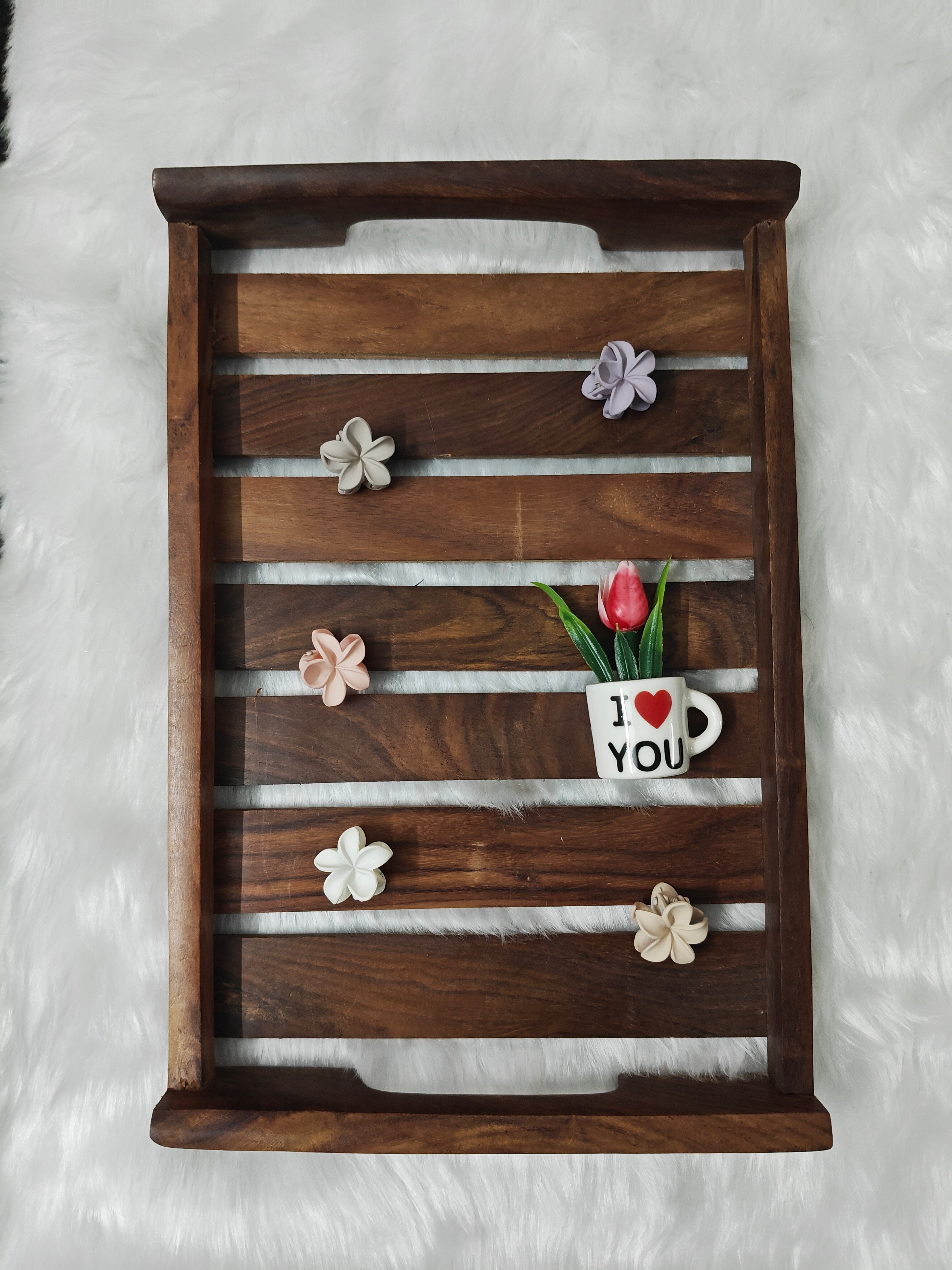 Tiny Floral Hair Claw