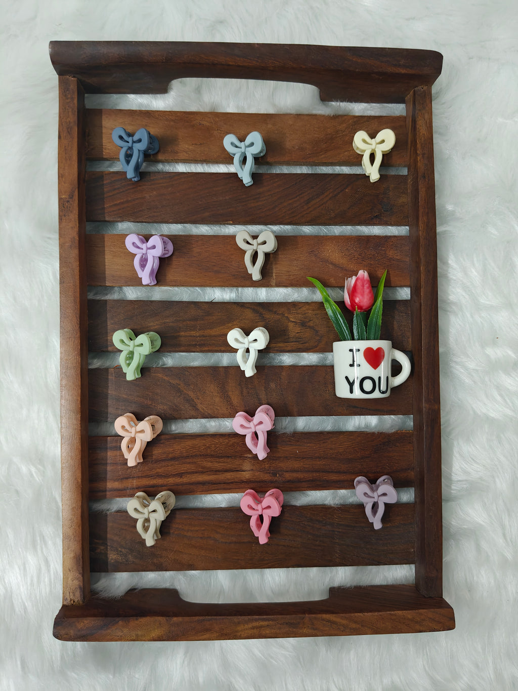 Tiny Bow Hair Clip